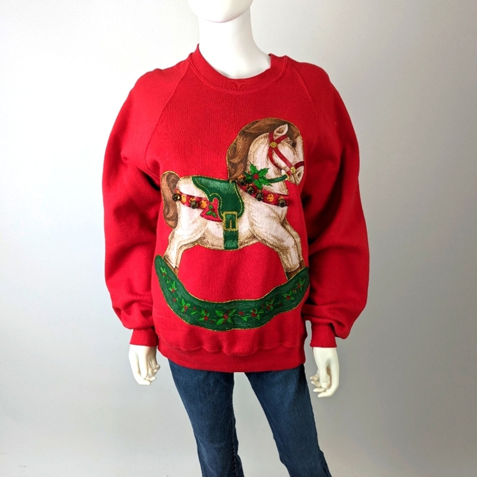 Vintage Vintage Cottagecore Christmas Sweatshirt XL Size XL / US 12-14 / IT 48-50 - 1 Thumbnail