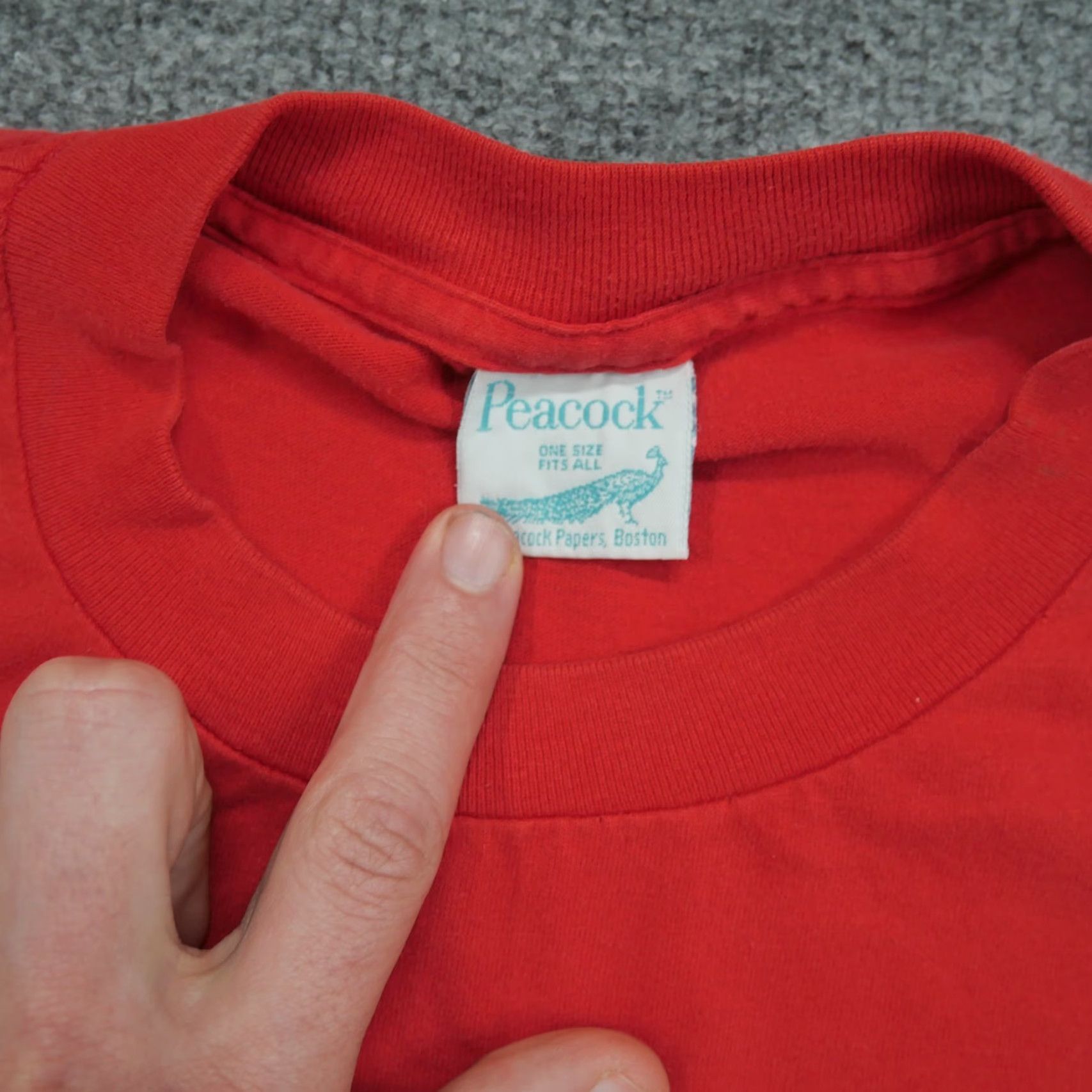 Vintage VINTAGE Snuggle Me T Shirt Adult XL One Size Red Sleep Gown Love 90s Size US M / EU 48-50 / 2 - 5 Thumbnail