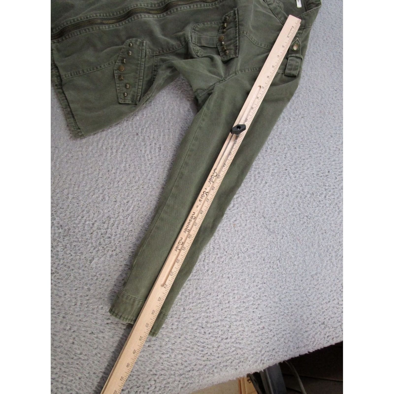 Vintage Maurices Green Military Army Full Zip Up Canvas Utility Jacket Womens Size M Size M / US 6-8 / IT 42-44 - 7 Thumbnail