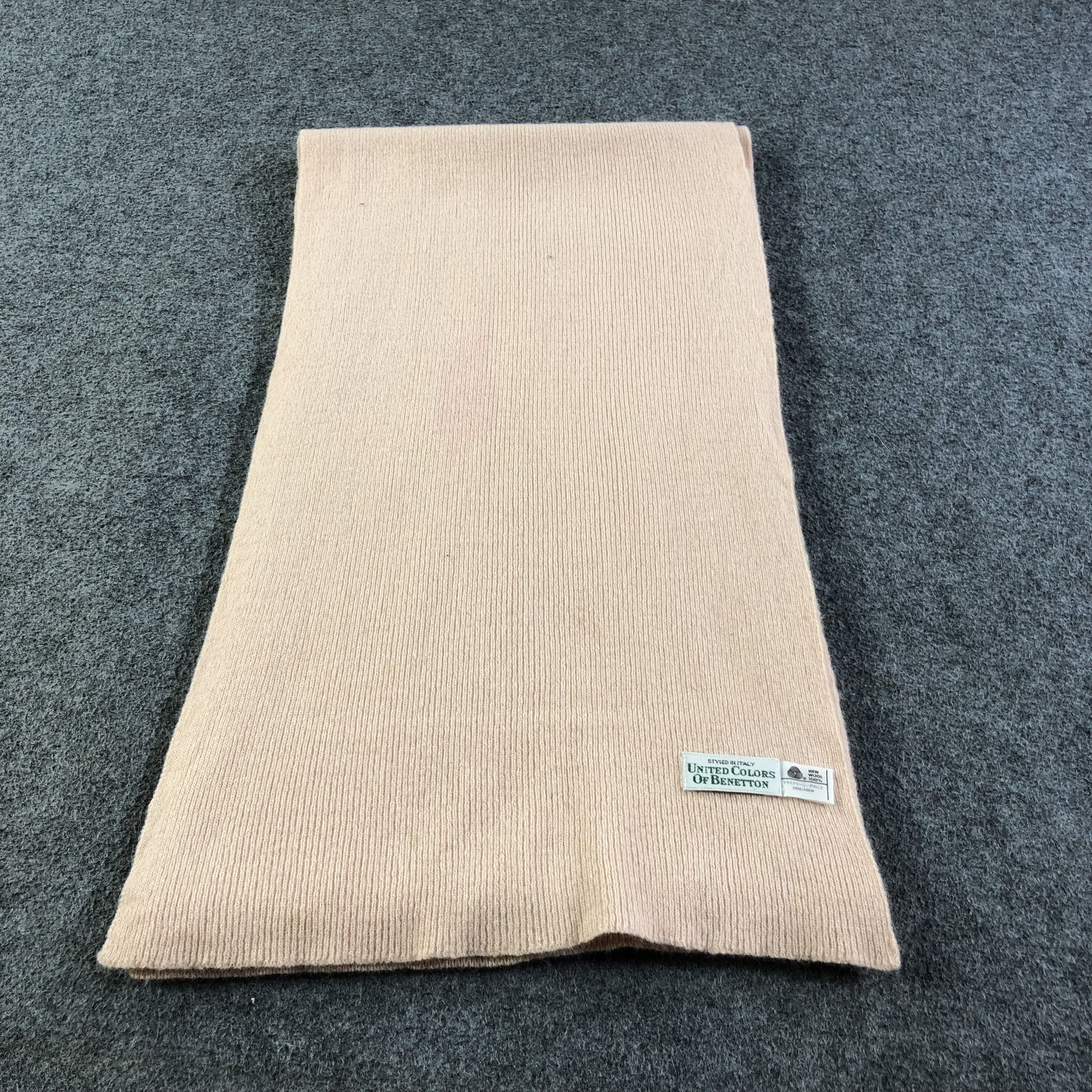 United Colors Of Benetton United Colors of Benetton Wool Scarf Muffler V1221 Size ONE SIZE - 2 Thumbnail