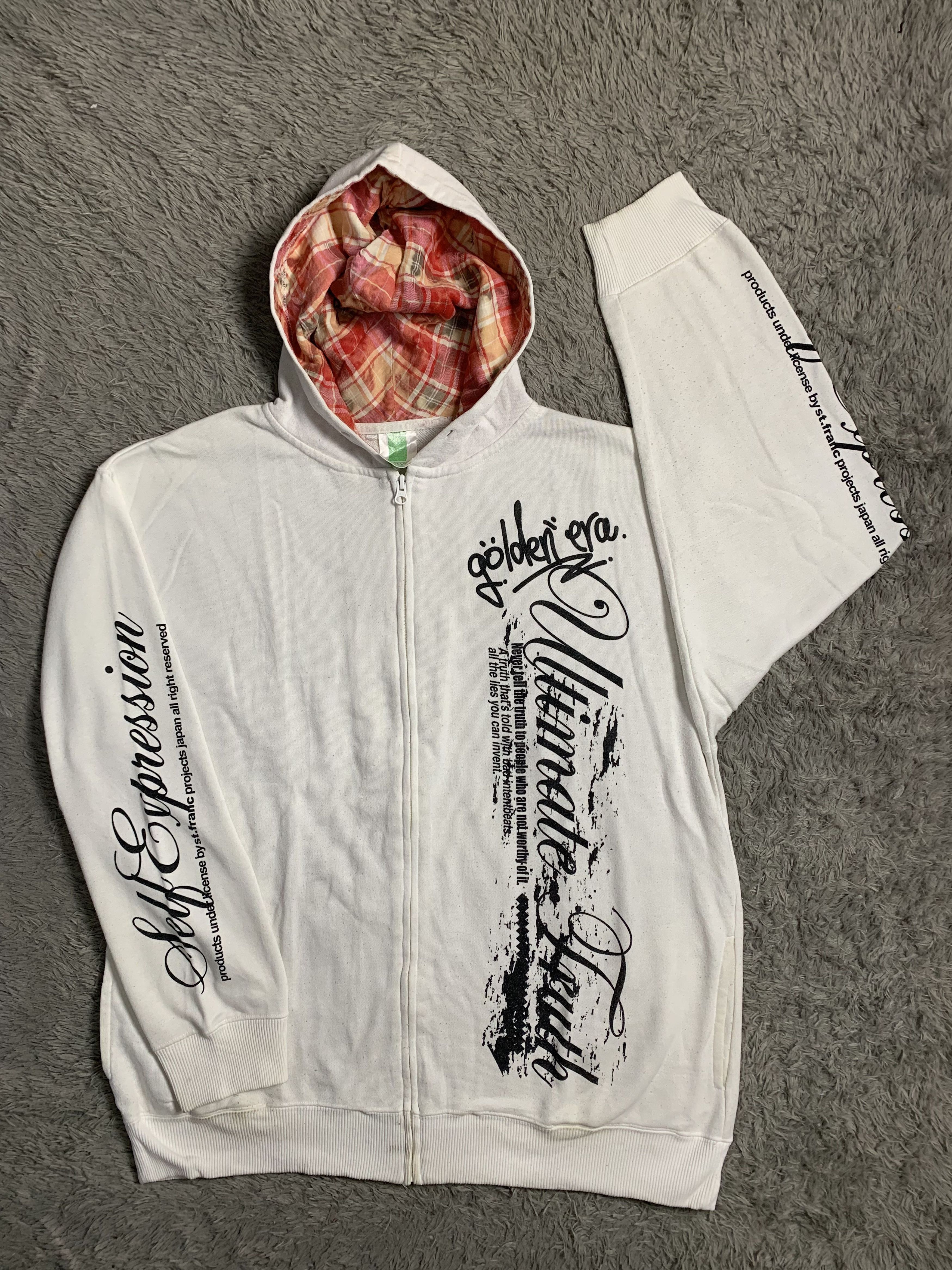 Japanese Brand Crazy Japan Brand Poem Hoodie Size US XL / EU 56 / 4 - 1 Thumbnail