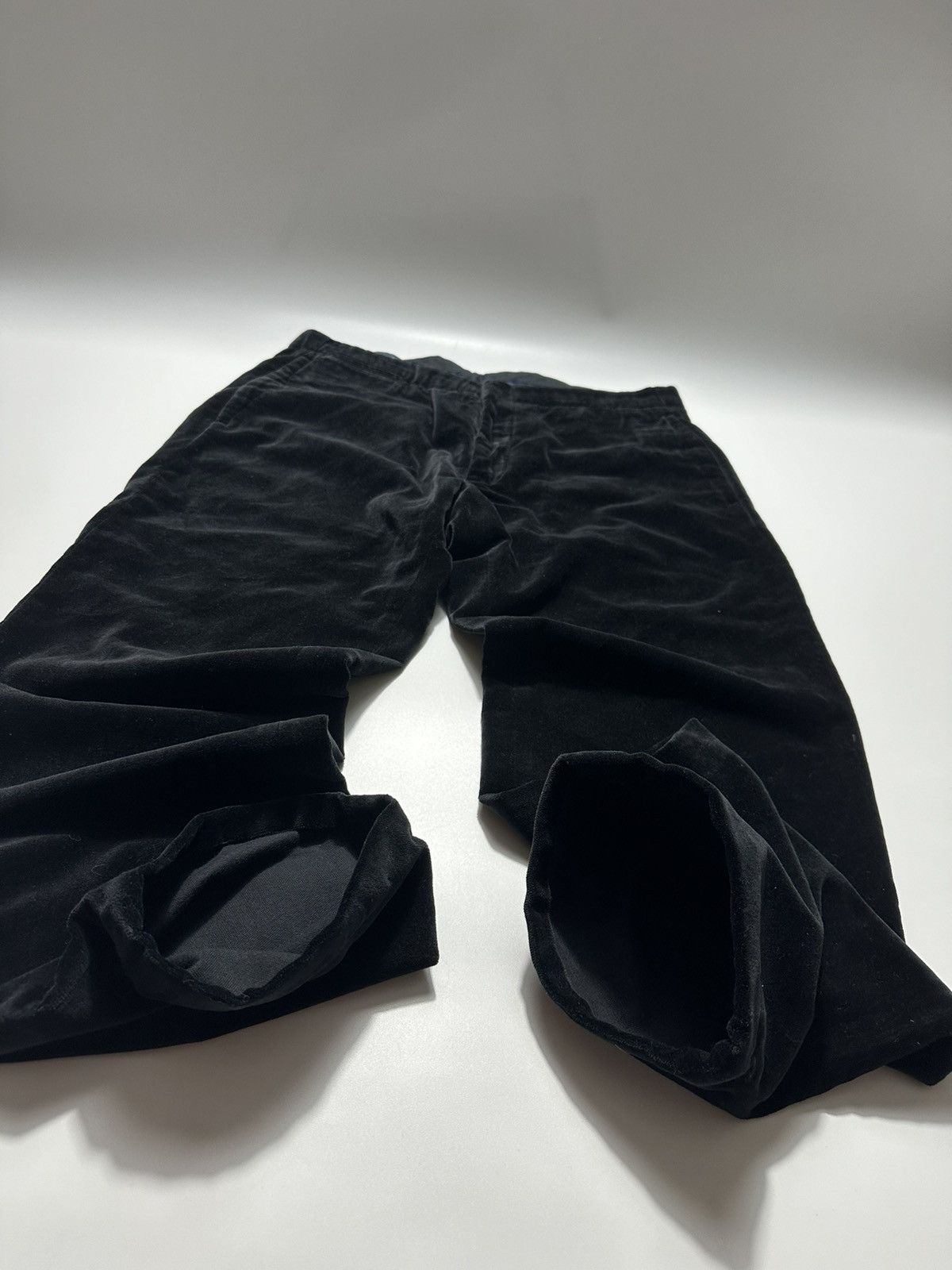 Polo Ralph Lauren × RRL Ralph Lauren × Ralph Lauren Ralph Lauren Vintage Velour Black Pants Size US 32 / EU 48 - 5 Thumbnail