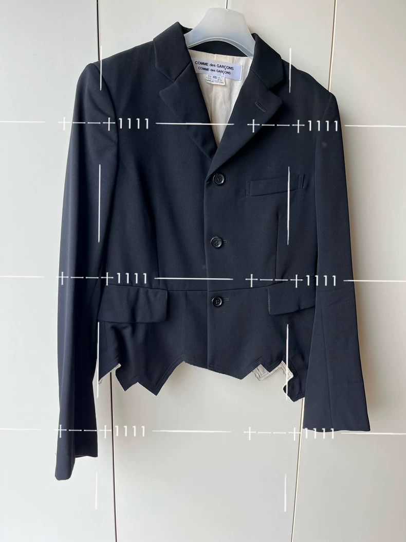 Comme des Garcons Comme Des Garcons Serrated knife cut irregular wool coat s Size XS / US 0-2 / IT 36-38 - 4 Thumbnail