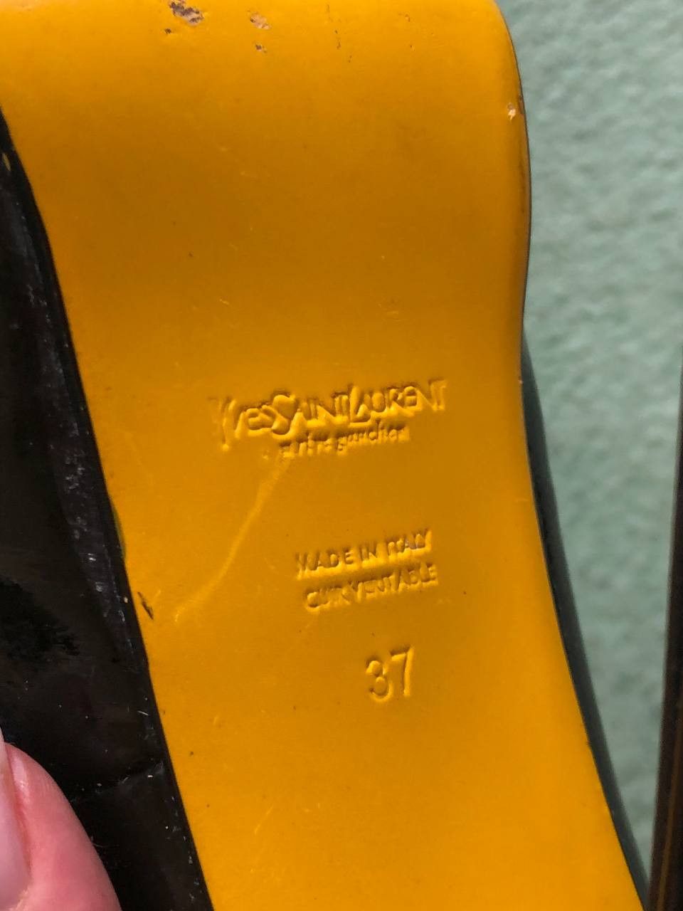 Yves Saint Laurent LUXURY Black Heels Yves Saint Laurent Streetwear Size US 7 / IT 37 - 6 Thumbnail