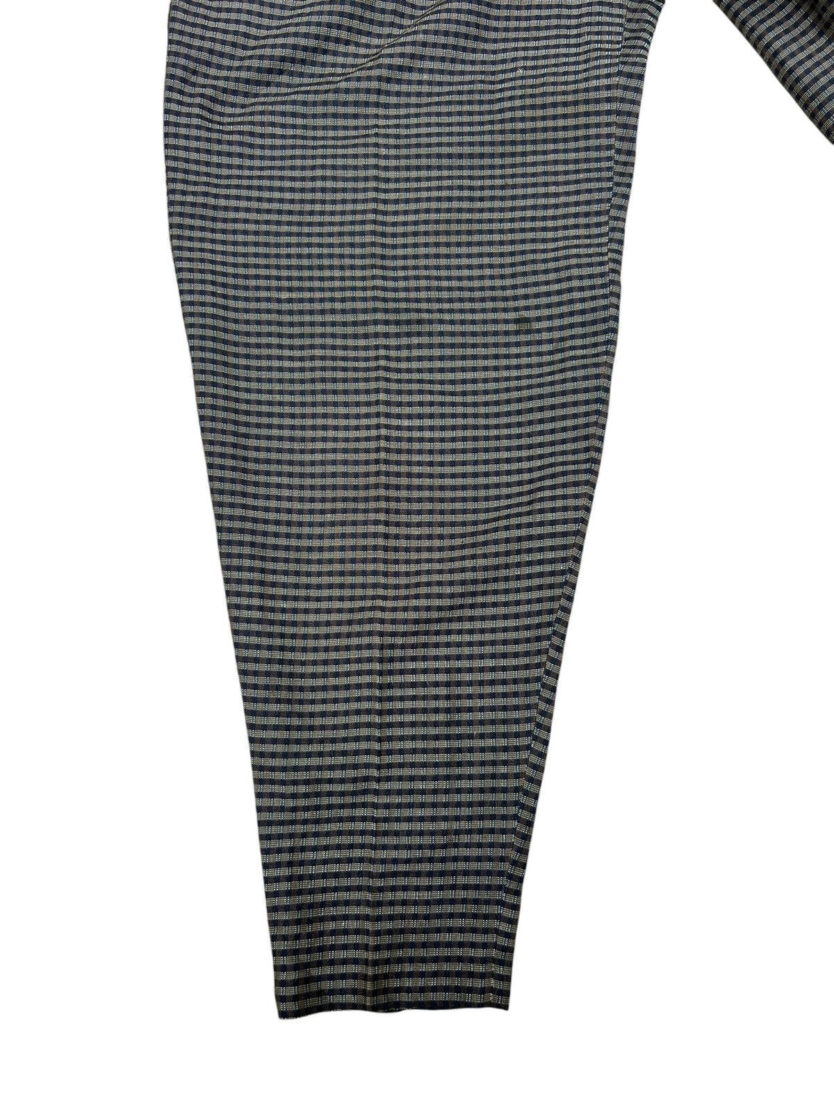 Matsuda 90s Nicole Stripe Linen Silk Jacquard Balloon Trouser Size US 29 - 7 Thumbnail