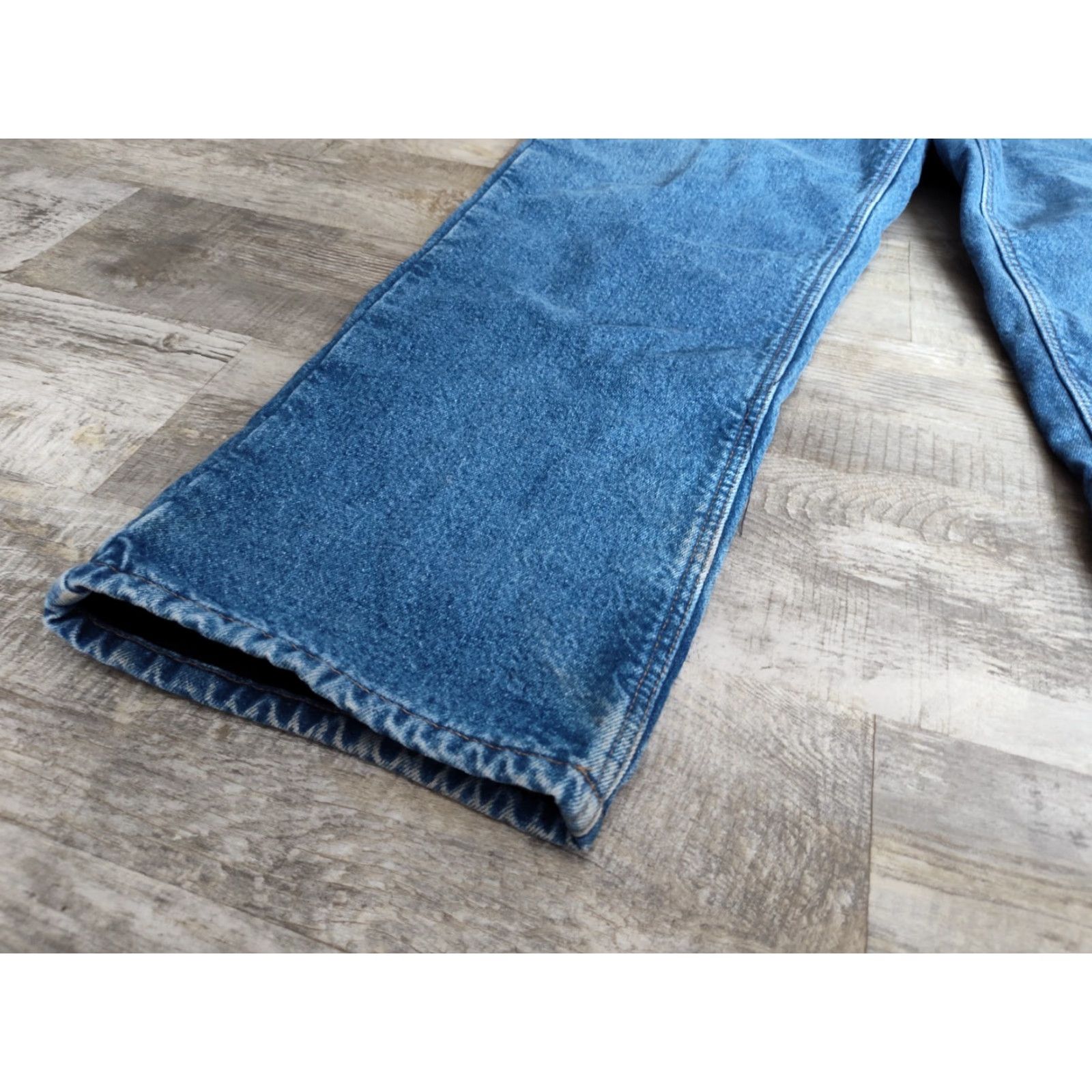 Carhartt VINTAGE Carhartt Jeans Men 40X32 Blue Denim Lined Relaxed Straight B155 DST Workwear Mens Size US 40 / EU 56 - 2 Thumbnail
