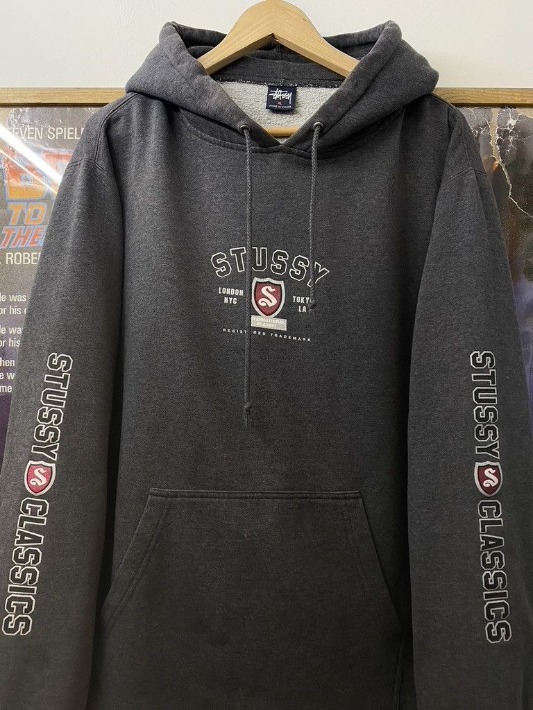 Stussy 90s Vintage Stussy International Classics Hoodie Size US XL / EU 56 / 4 - 2 Thumbnail