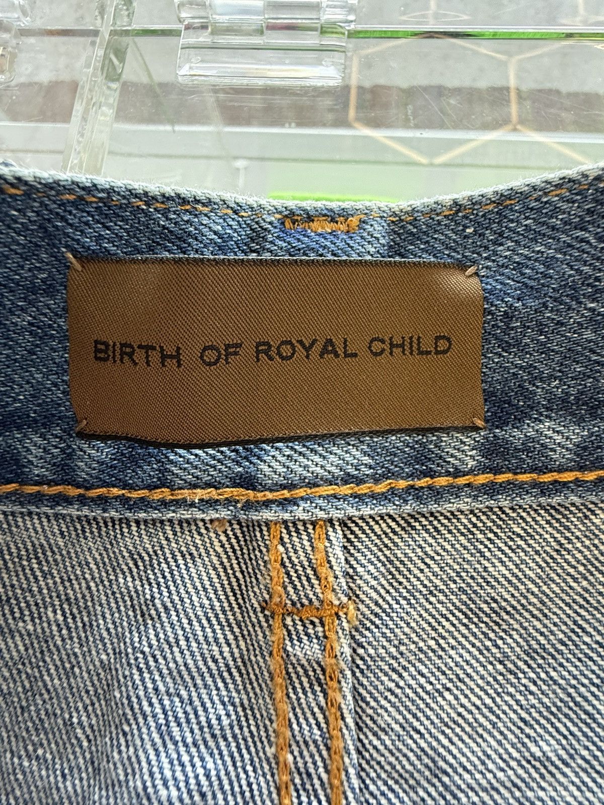 Birth of Royal Child Birth of Royal Child Graffiti Logo Denim Size US 32 / EU 48 - 3 Thumbnail
