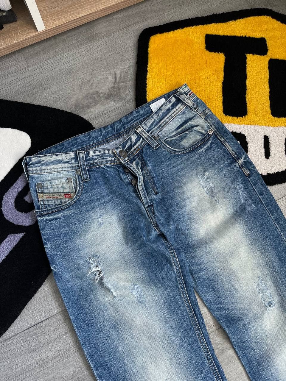 Diesel × Streetwear × Vintage vintage avant garde diesel denim jeans Size US 31 - 10 Thumbnail