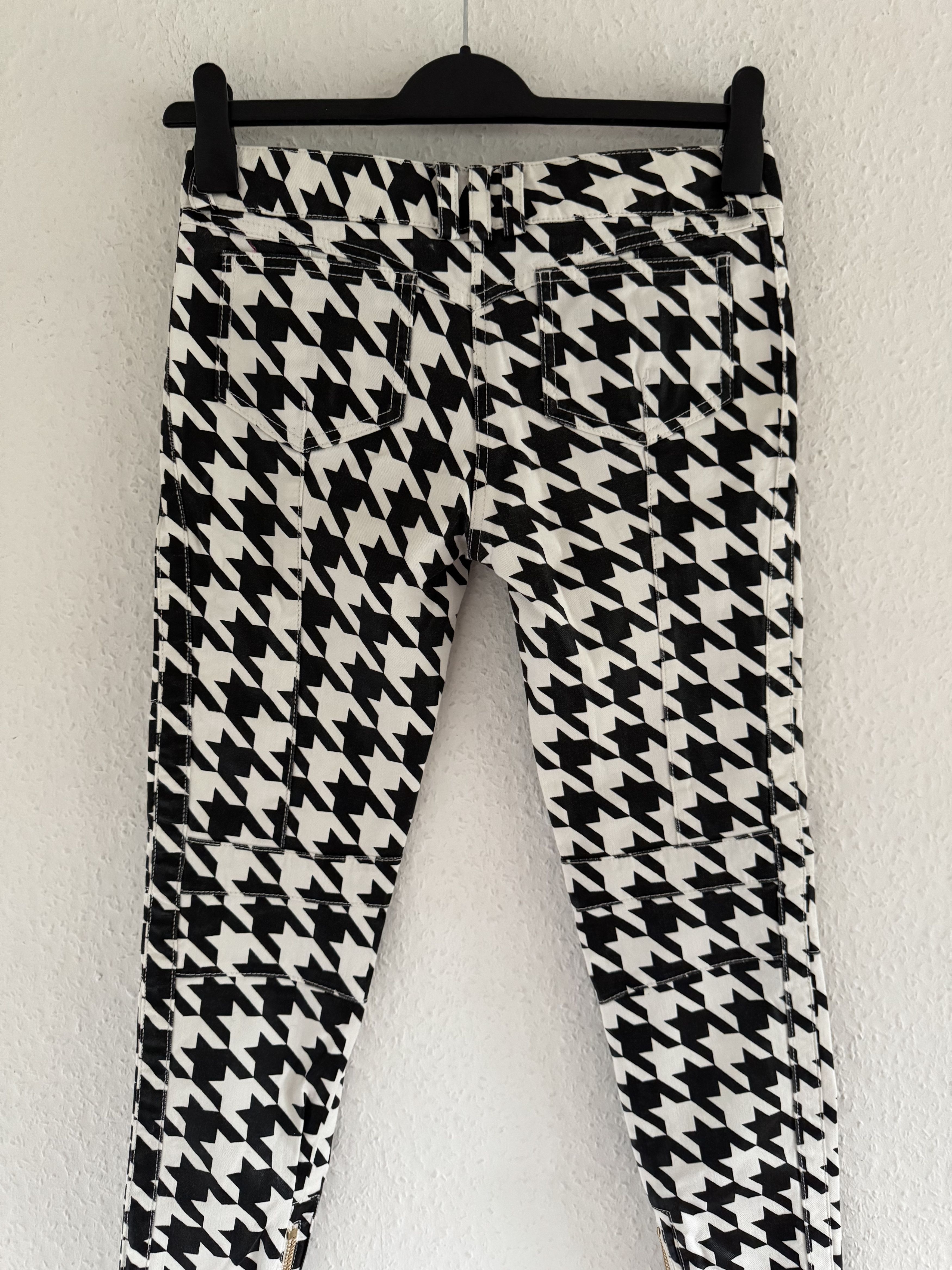 Balmain Star-Pattern Denim Trouser with lion embroidered buttons Size US 29 - 12 Thumbnail