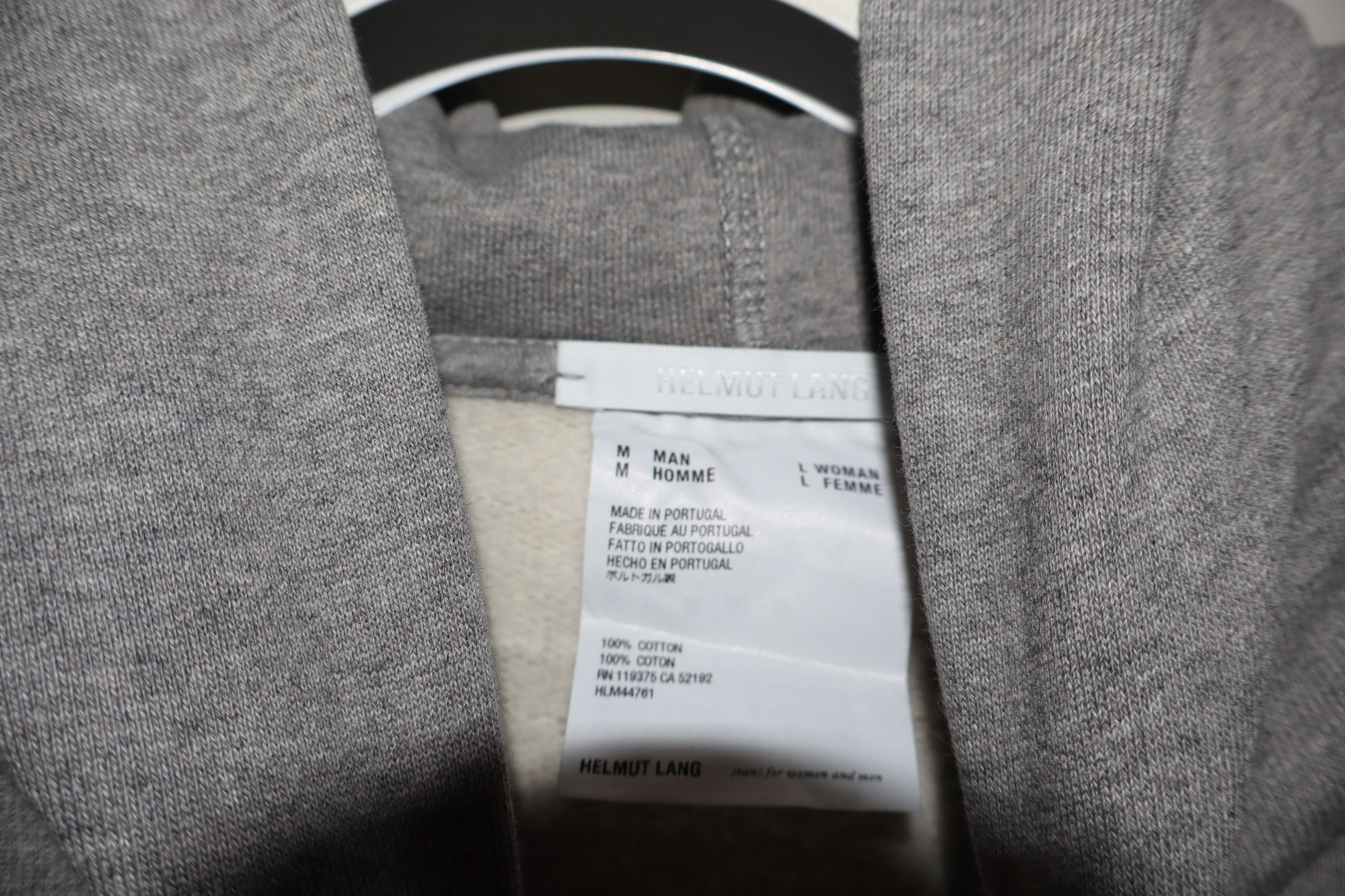 Helmut Lang Logo print hoodie Size US M / EU 48-50 / 2 - 2 Thumbnail