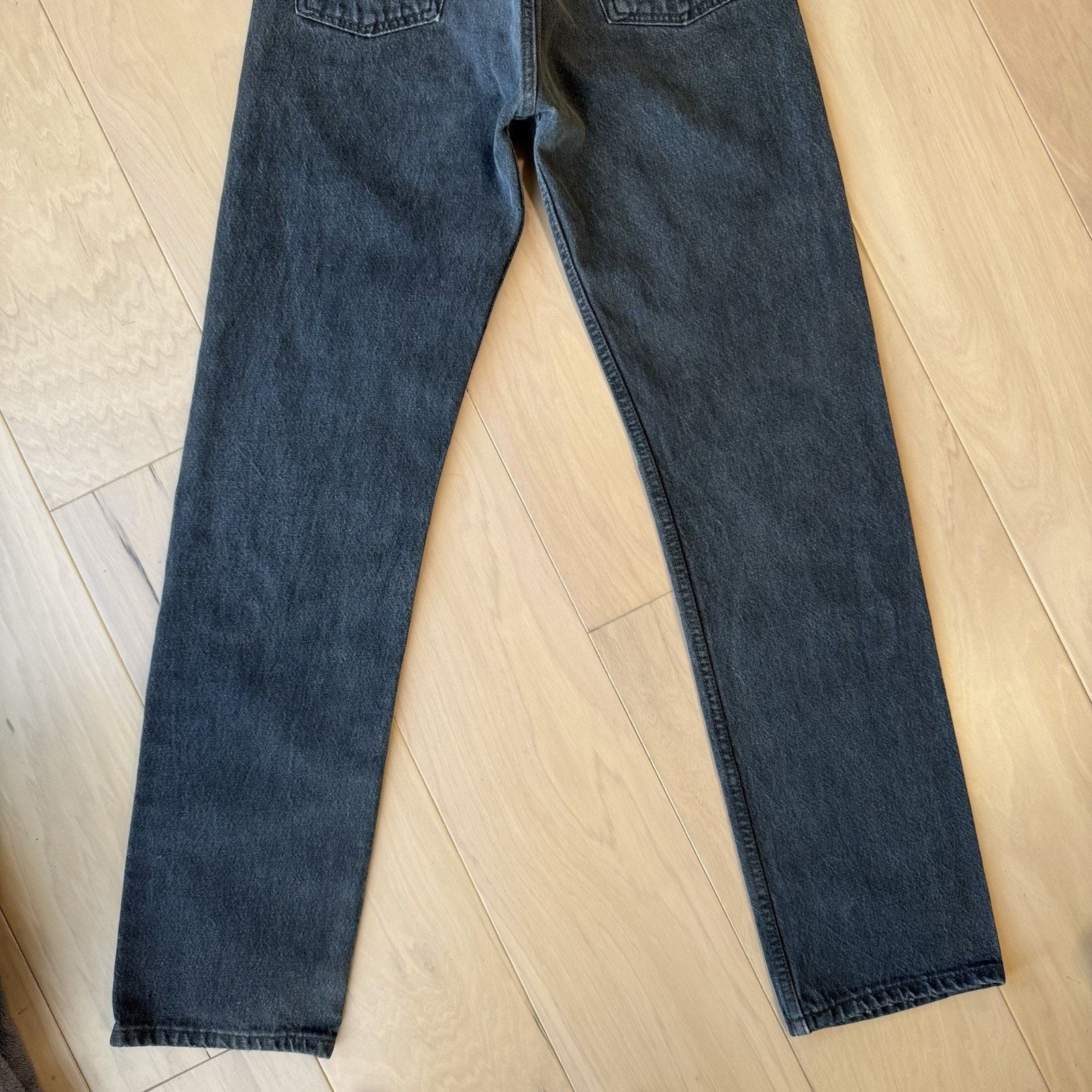 Levi's × Vintage Vintage Levis 501 Jeans 29 Black 80s Made in USA Workwear Size US 29 - 8 Thumbnail