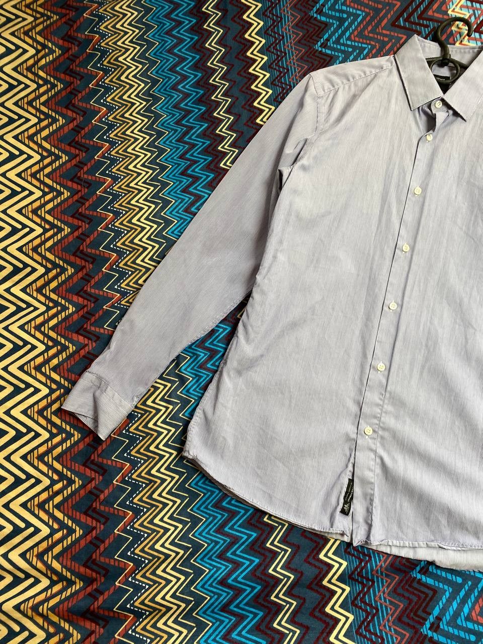 Hugo Boss Vintage Y2K shirt striped Hugo Boss regular fit streetwear Size US M / EU 48-50 / 2 - 6 Thumbnail