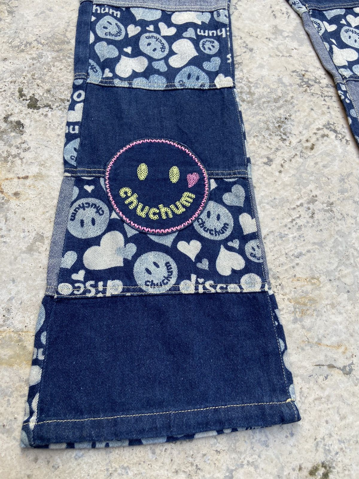 Hysteric Glamour Vtg chuchum smile denim flare boutcut Size 24" / US 00 / IT 34 - 6 Thumbnail