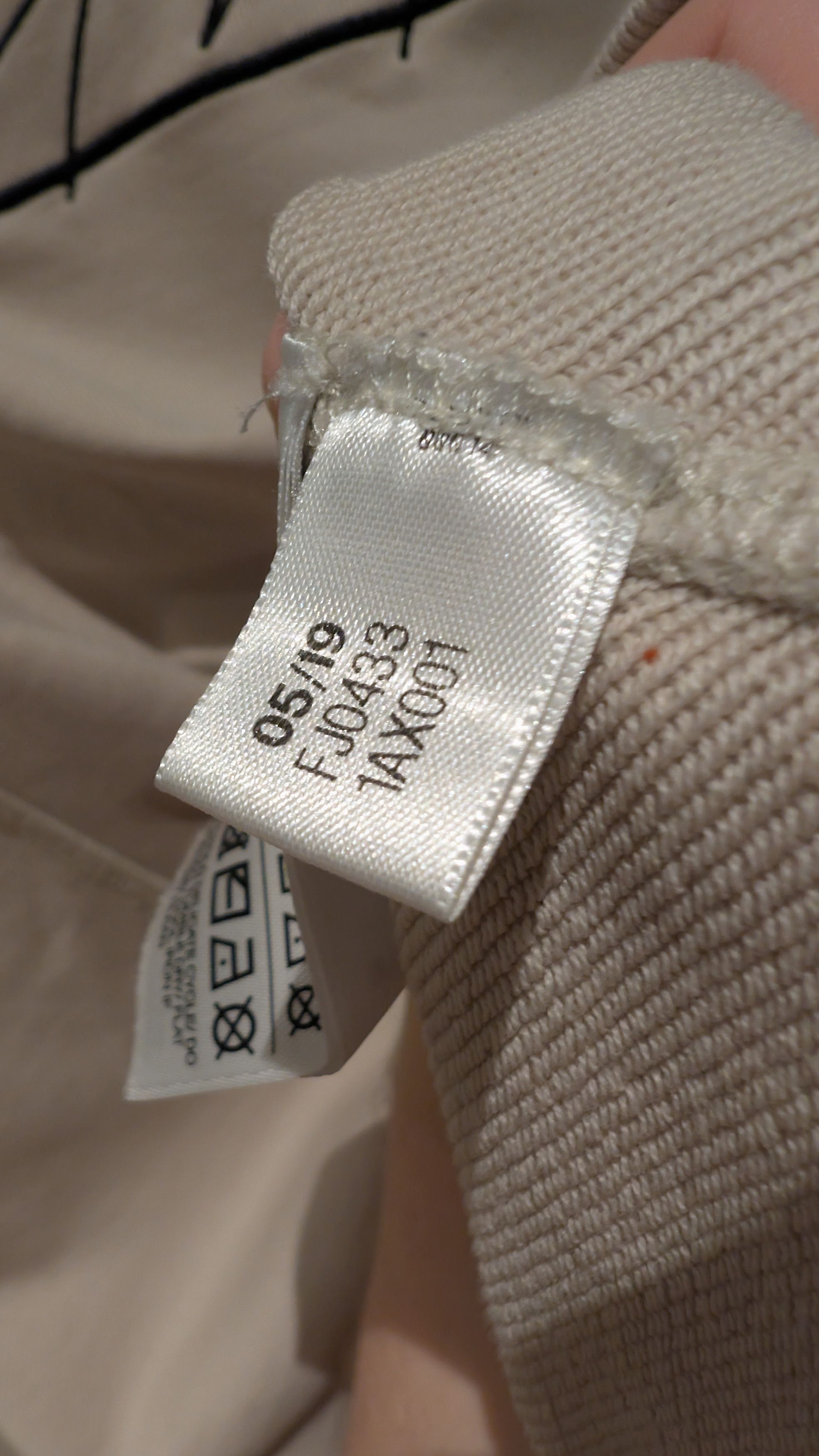 Adidas × Yohji Yamamoto Y-3 Off-White Stacked Logo Sweatshirt Size US M / EU 48-50 / 2 - 6 Thumbnail