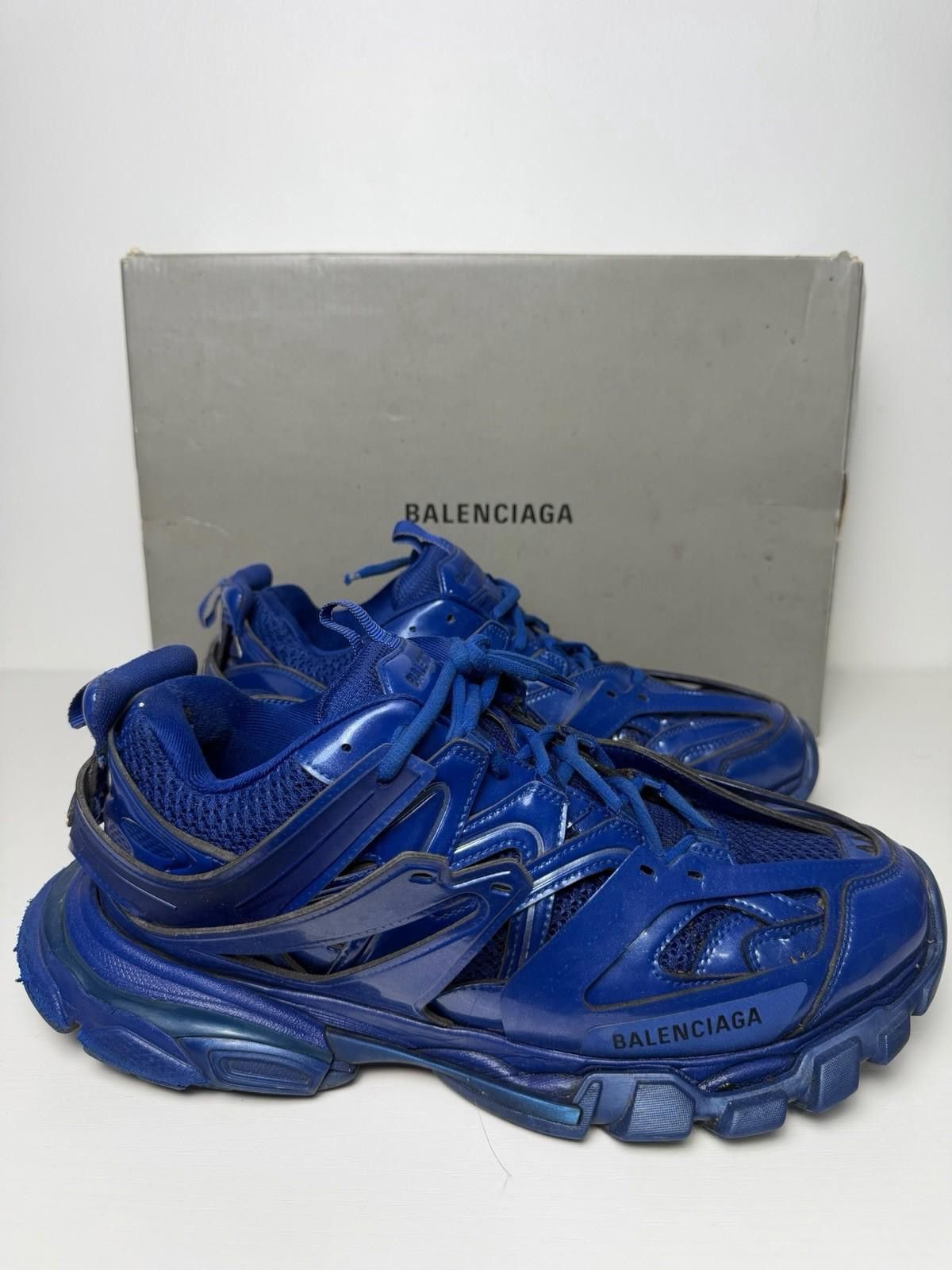 Balenciaga Balenciaga Track 2 Open Sneaker Blue/White Size 13 US