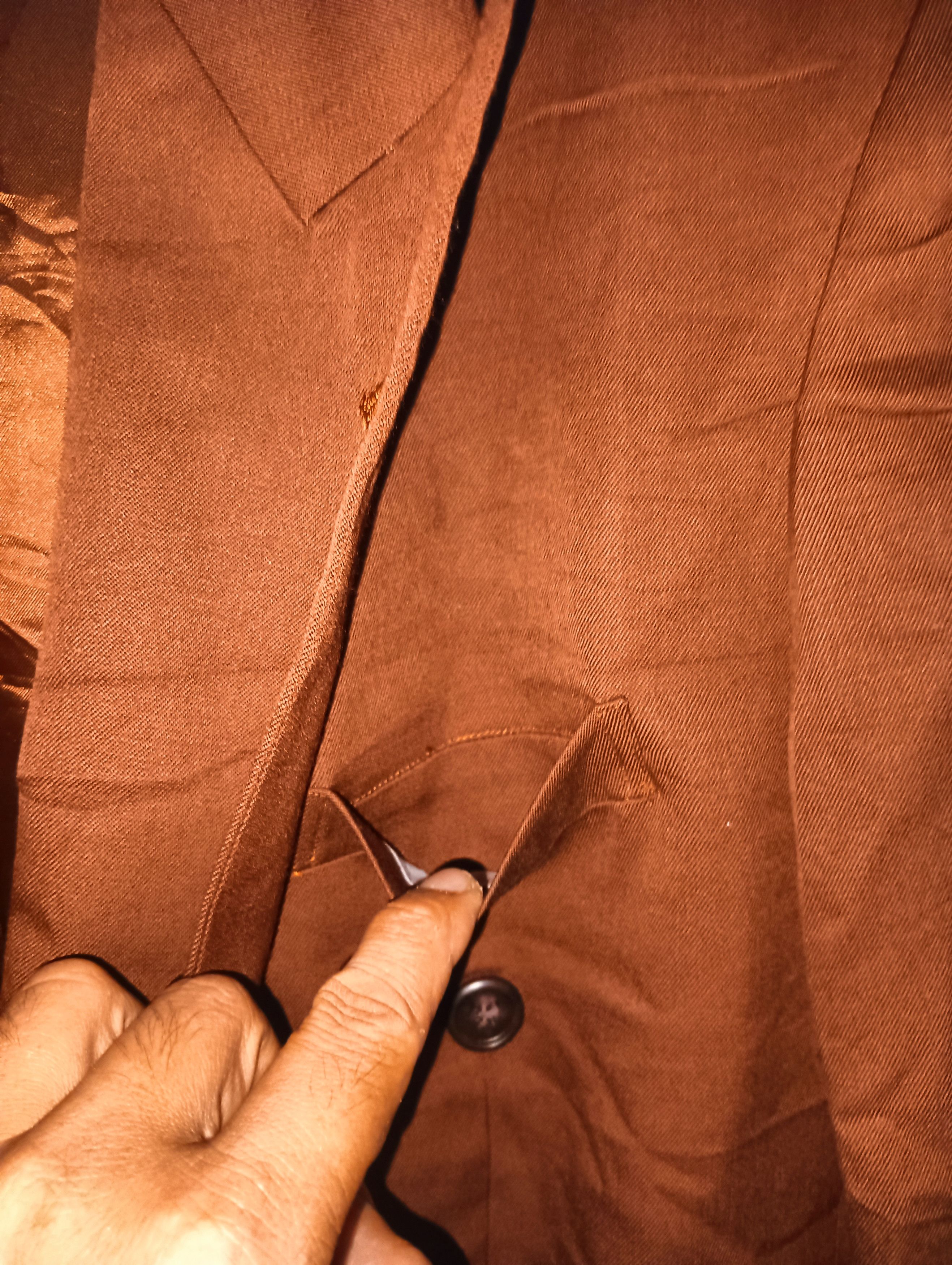 Japanese Brand JOHNNY ROGAN Shining Brown stylish Blazer Size 40S - 4 Thumbnail