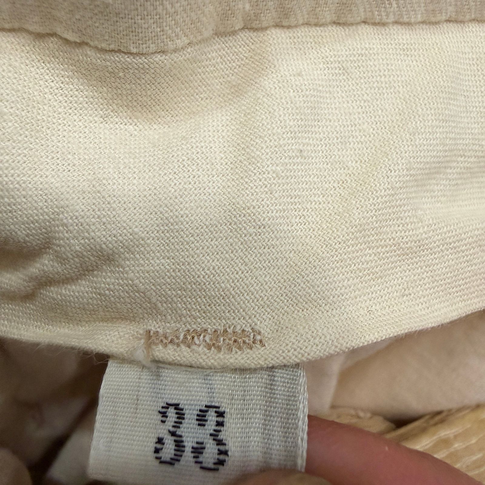 Vintage Vintage Corduroy Pants Men's 33 (Fits 30x29) Tan Flat Front Size US 33 - 6 Thumbnail