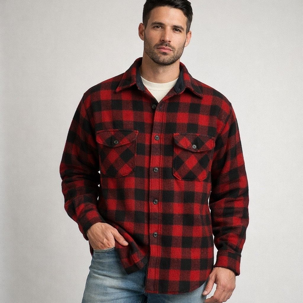 Woolrich Woolen Mills Woolrich Buffalo Plaid Wool Flannel Shirt Jacket USA Large Size US L / EU 52-54 / 3 - 1 Thumbnail