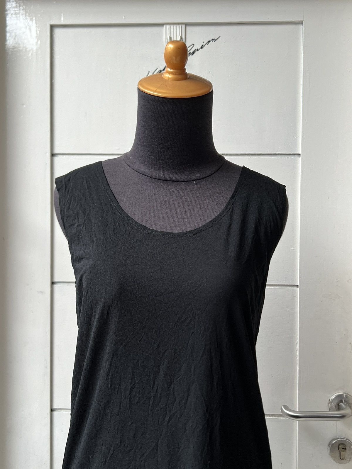Yohji Yamamoto I Wish Y’S Bis Black Sleeveless Dress Size US S / EU 44-46 / 1 - 7 Thumbnail