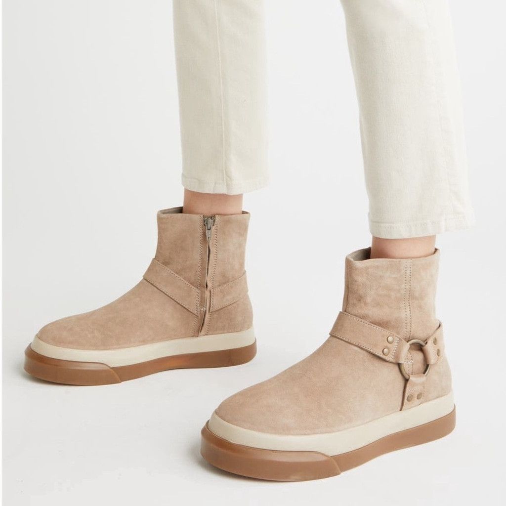 Free People FREE PEOPLE Bodhi Harness Suede Leather Boots Sneaker Sz 6.5 Size US 6 / IT 36 - 1 Thumbnail