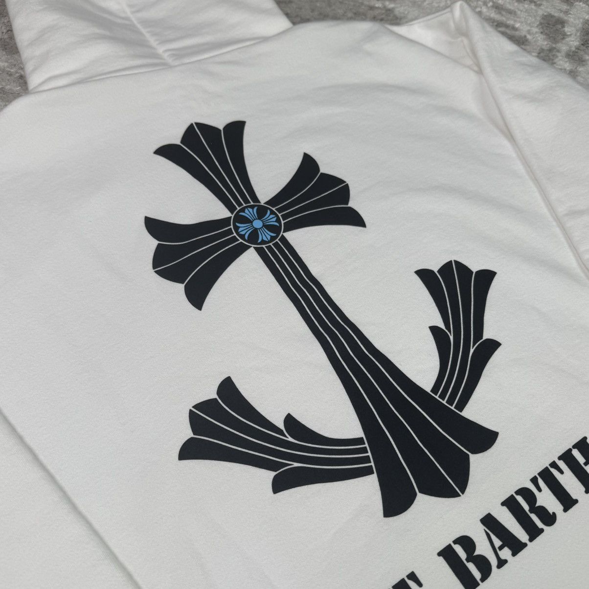 Chrome Hearts St barths cross pullover hoodie Size US L / EU 52-54 / 3 - 6 Thumbnail