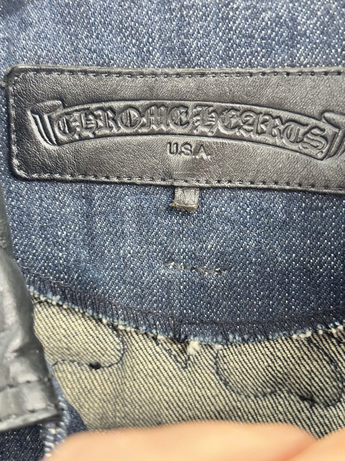 Chrome Hearts Chrome hearts “bitch” Rolling stones patch Trucker Jacket Size US L / EU 52-54 / 3 - 5 Thumbnail