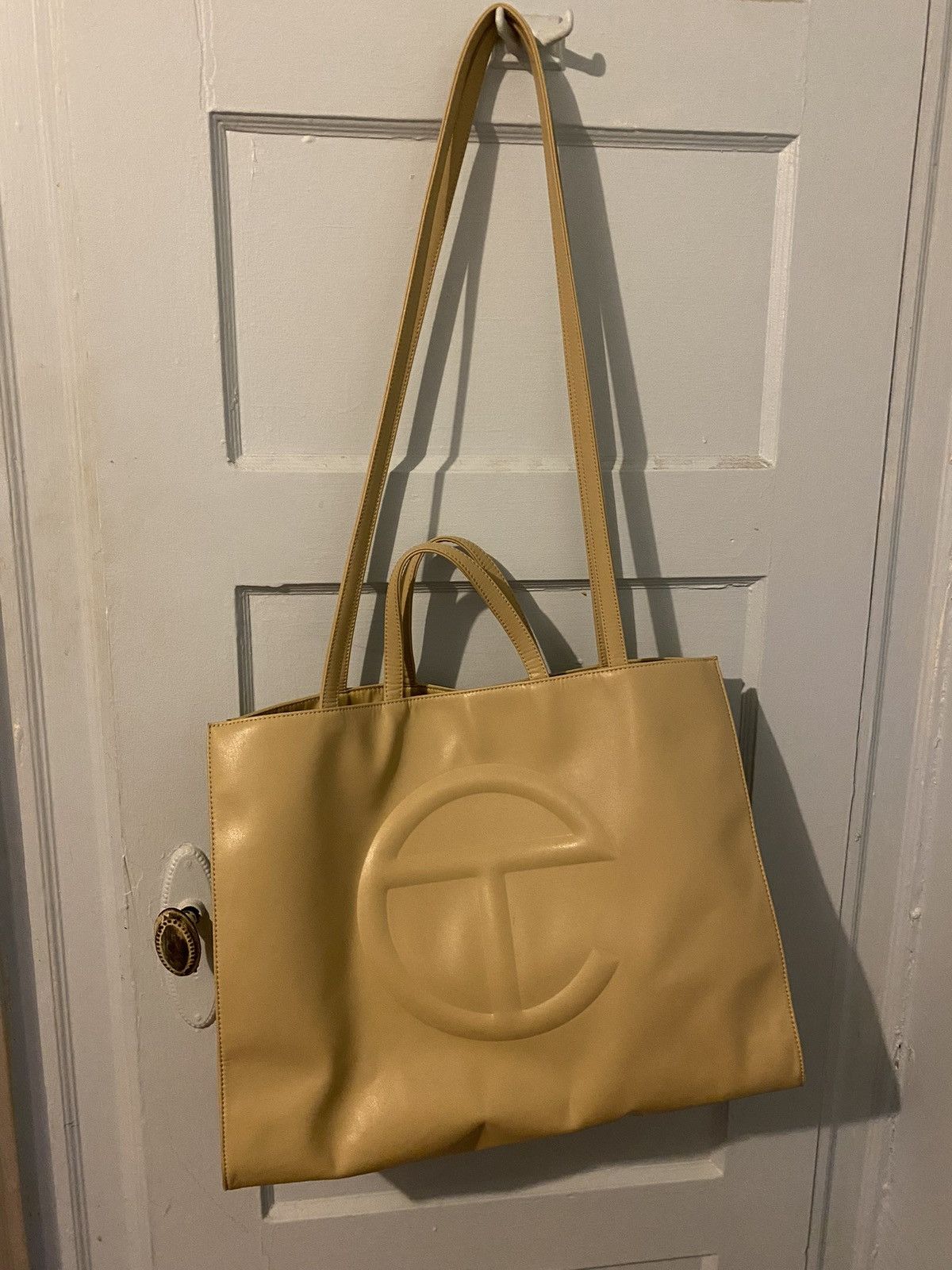 Telfar Telfar Large Shopping Bag ‘Cream’ Size ONE SIZE - 1 Thumbnail