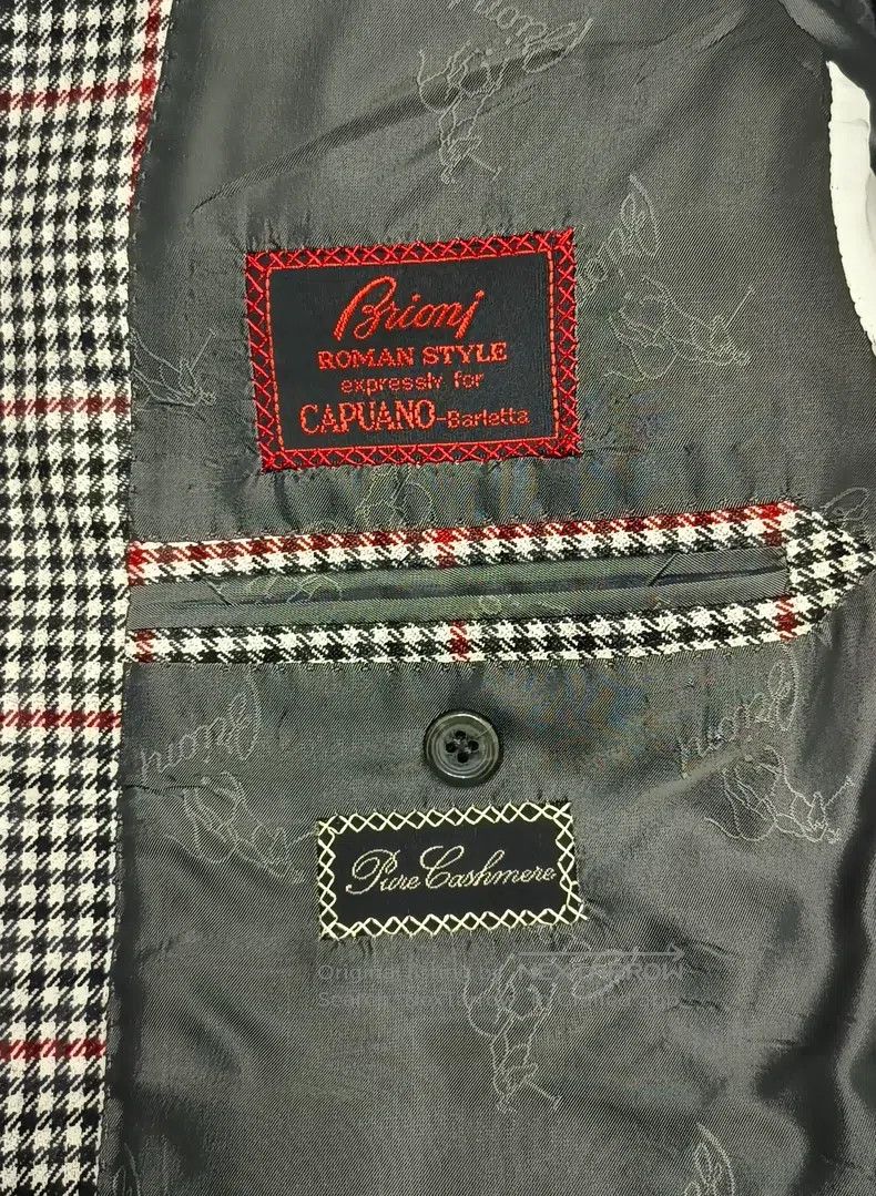 Brioni Brioni All Cashmere Business Suit Jacket Size US M / EU 48-50 / 2 - 2 Thumbnail