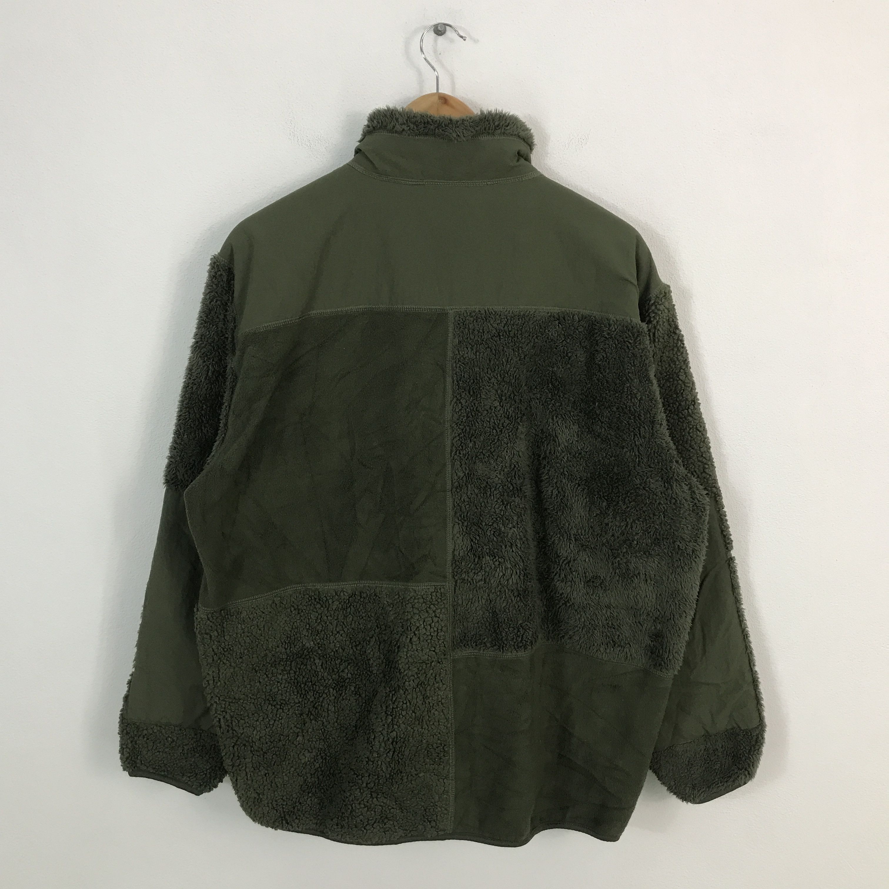Engineered Garments × Japanese Brand × Uniqlo Engineered Garments x uniqlo green Sherpa jacket Size US XL / EU 56 / 4 - 2 Thumbnail