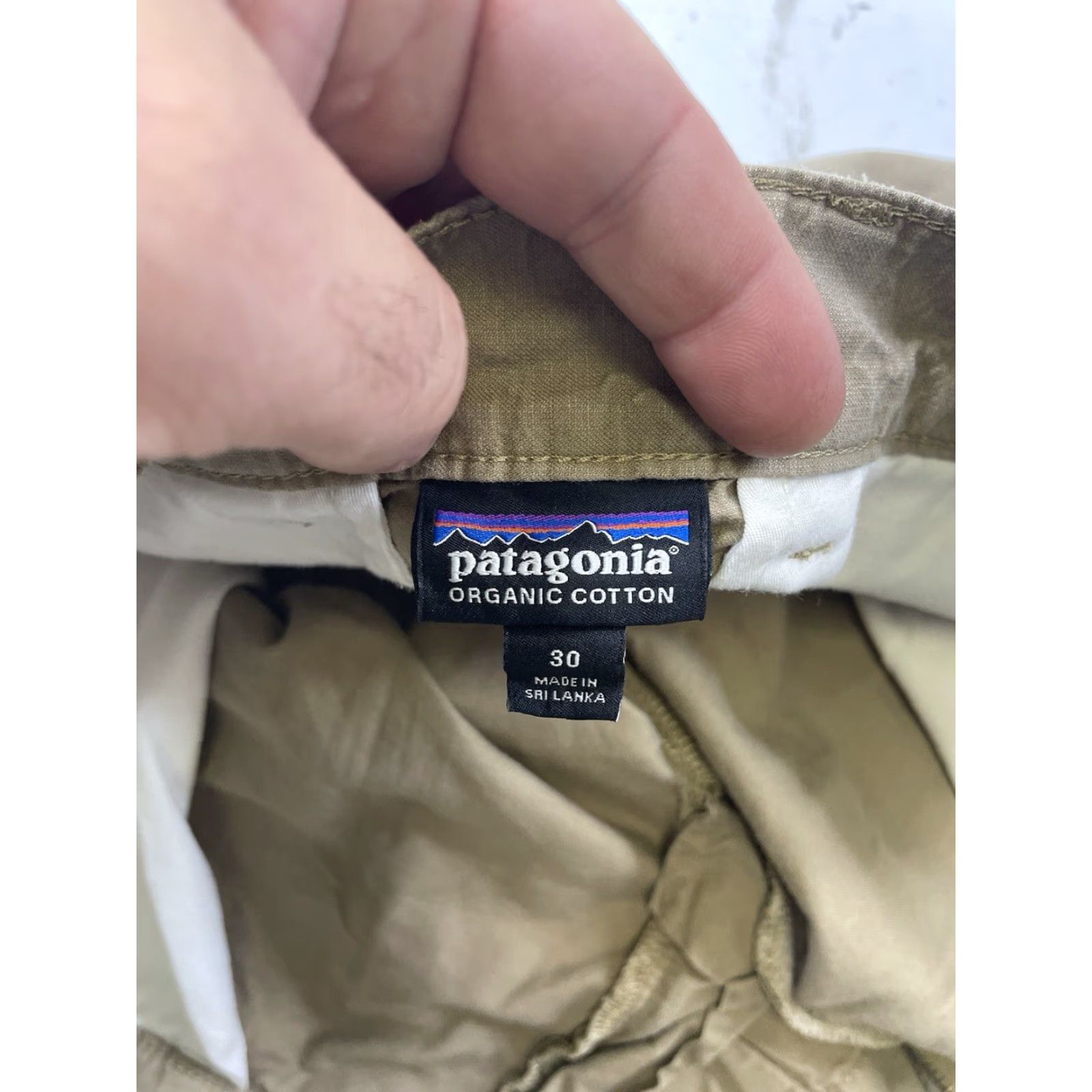Patagonia Patagonia Shorts Mens 30 Beige Lightweight All-Wear Cotton Hemp Chino Hike 57765 Size US 30 / EU 46 - 2 Thumbnail