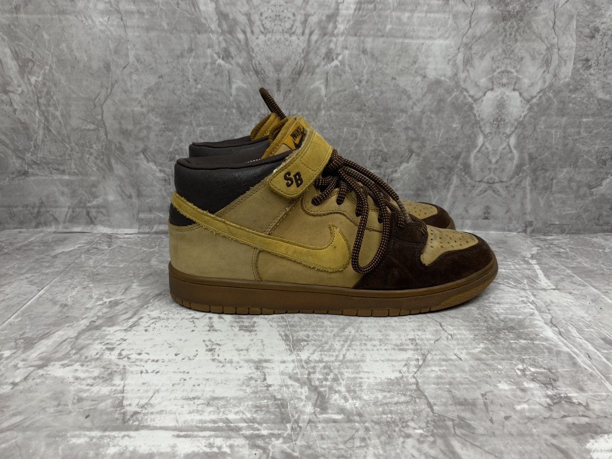 Nike Nike SB Dunk Mid Wheat Bronze 2006 | Grailed