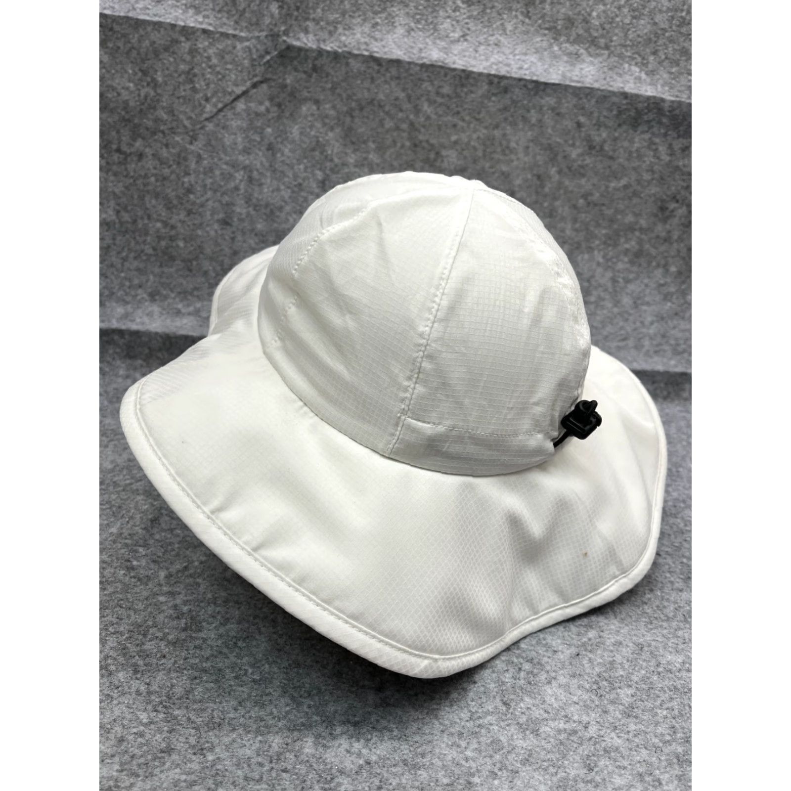 Vintage Columbia Sun Bucket Hat Women One Size White Nylon Polyester Lined Camp Outdoor Size ONE SIZE - 5 Thumbnail