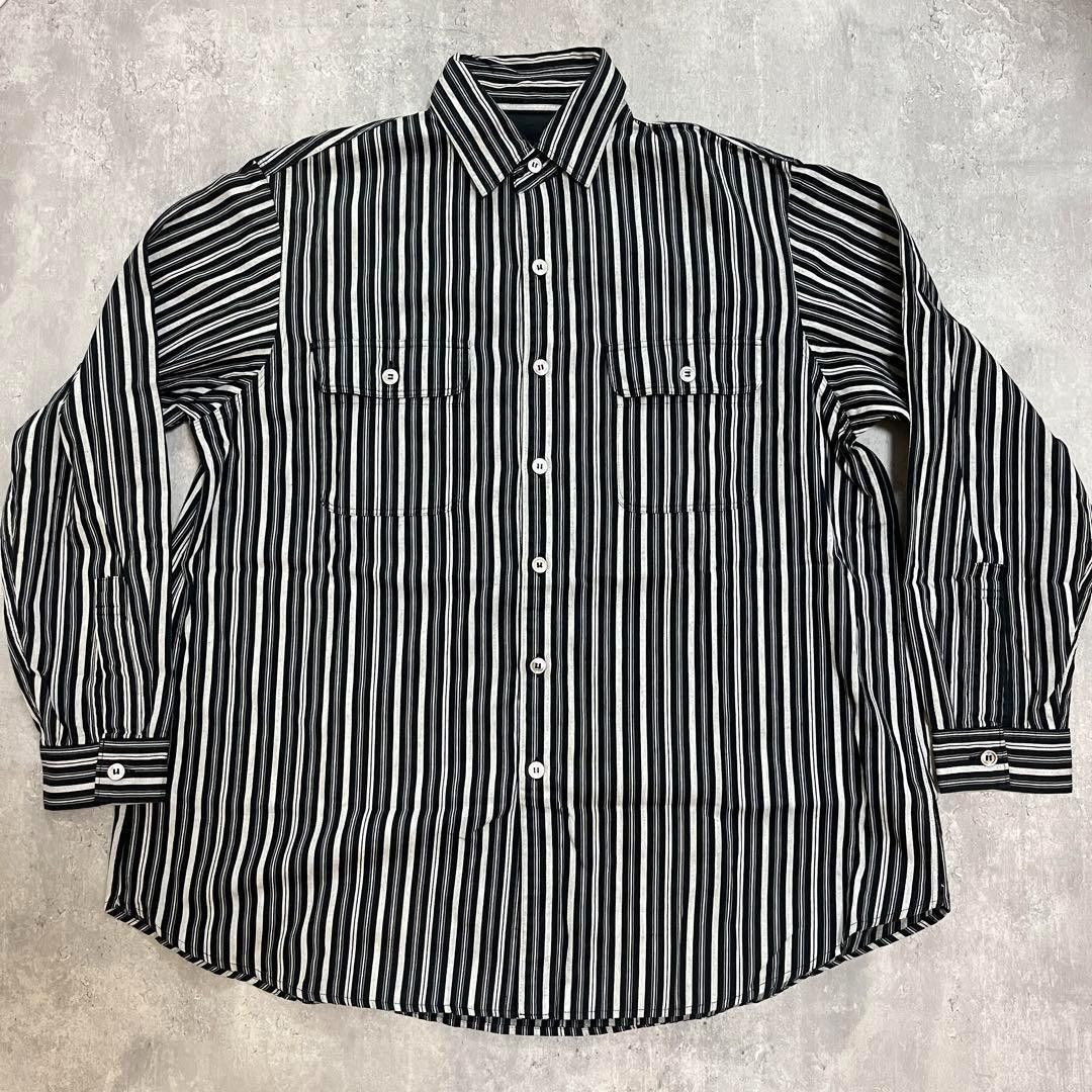 Yohji Yamamoto Yohji Yamamoto Pour Homme Y’s Striped Shirt Size US M / EU 48-50 / 2 - 1 Thumbnail
