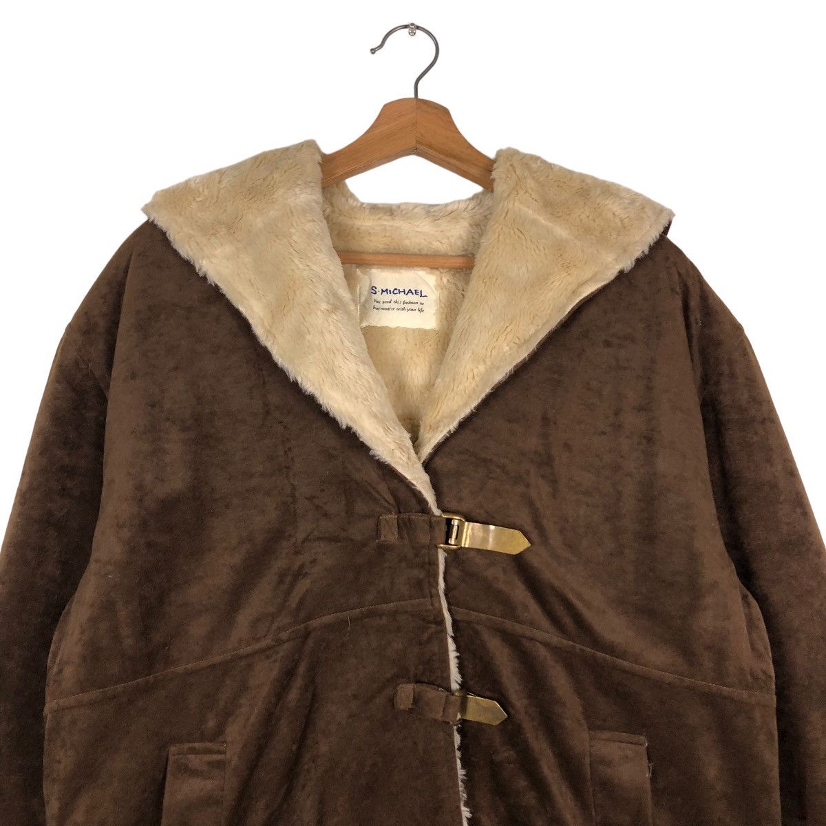 Japanese Brand × Vintage 📌VINTAGE BIKER JACKET S-MICHAEL MINK FUR SHEARLING Size US M / EU 48-50 / 2 - 11 Thumbnail