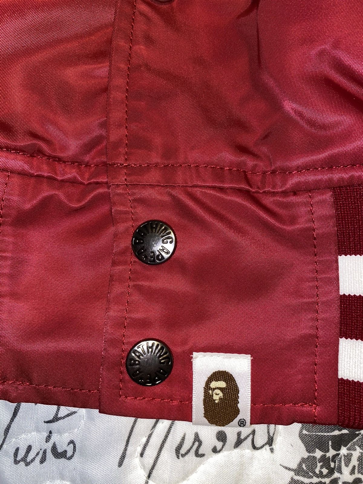 Bape BAPE SHARK NYLON VARSITY JACKET Size US L / EU 52-54 / 3 - 5 Thumbnail