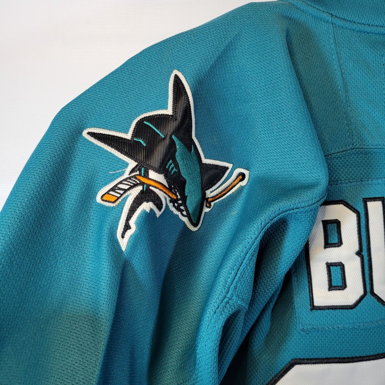 Reebok REEBOK JERSEY CCM SAN JOSE SHARKS NHL BURNS 88 CENTER ICE 50 Size US XXL / EU 58 / 5 - 7 Thumbnail