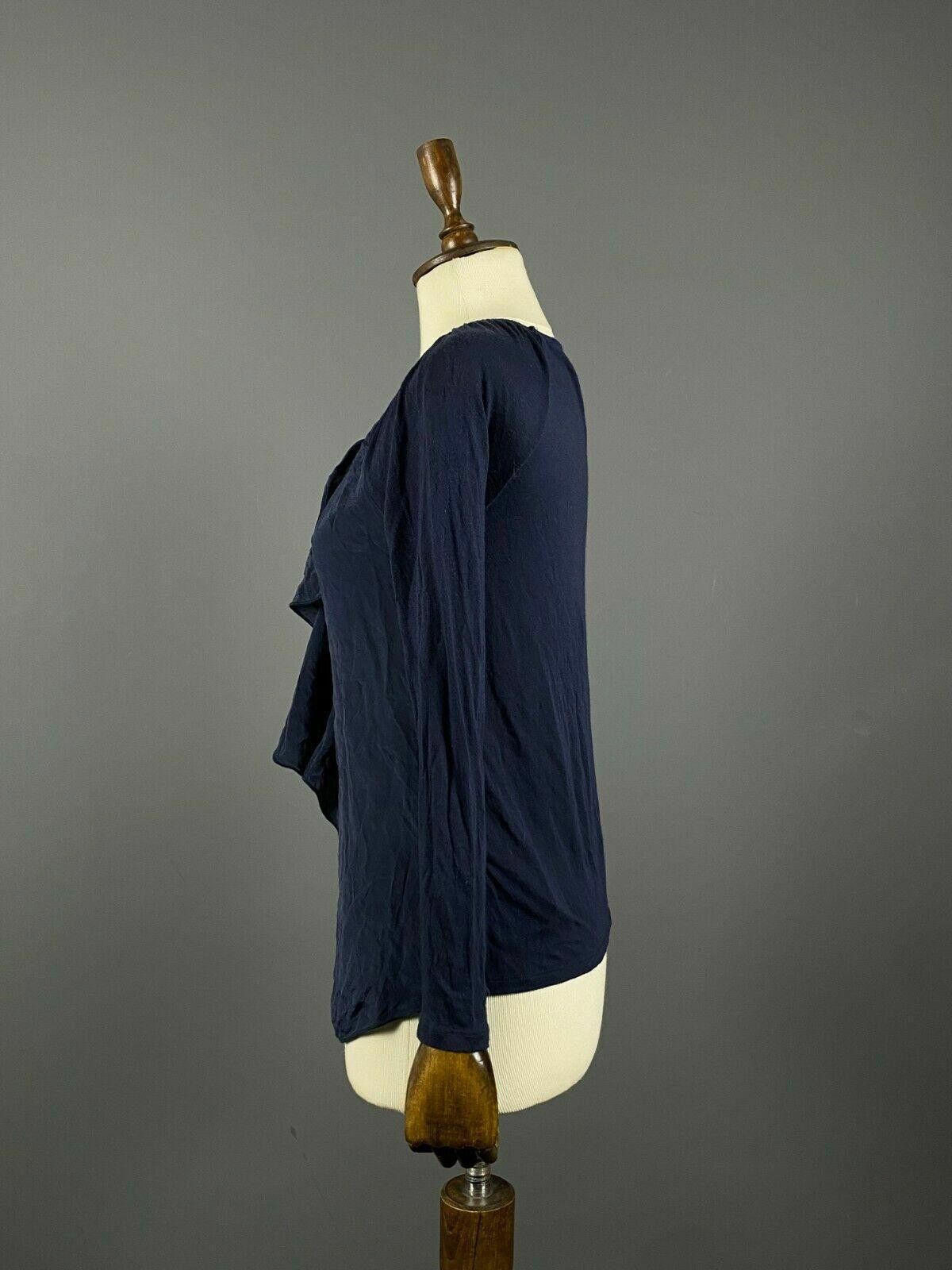 Designer Ladies Weekend Max Mara Blue Long Sleeve Blouse Size S Size S / US 4 / IT 40 - 4 Thumbnail