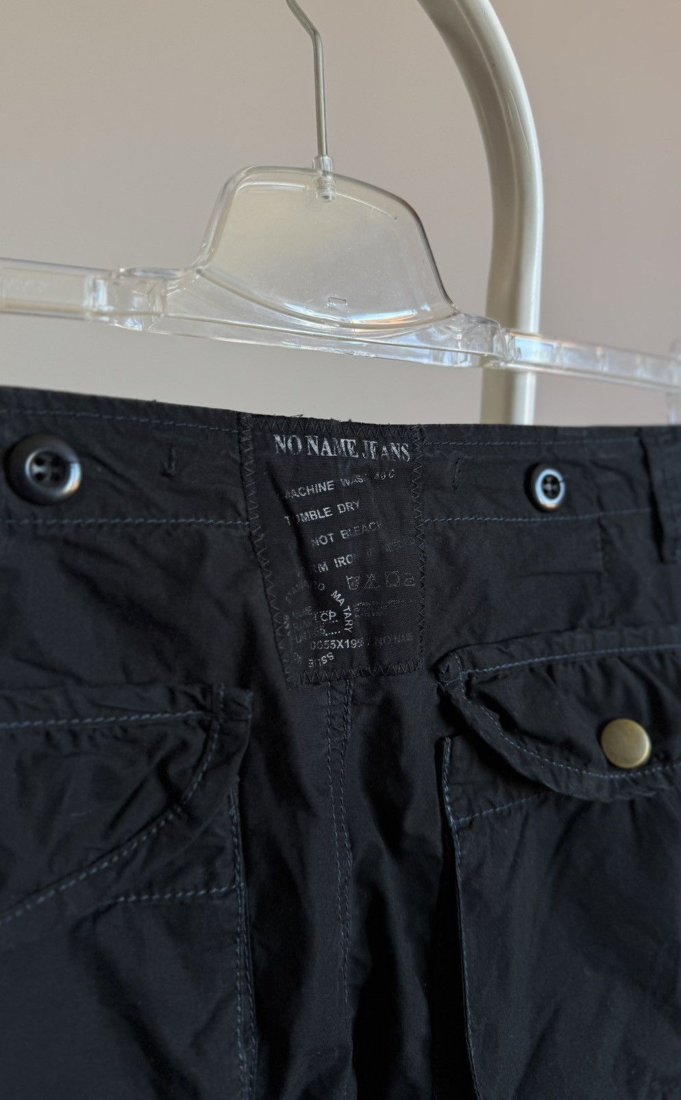 Vintage No Name Jeans Multi Pocket Cargo Pants Size US 31 - 12 Thumbnail