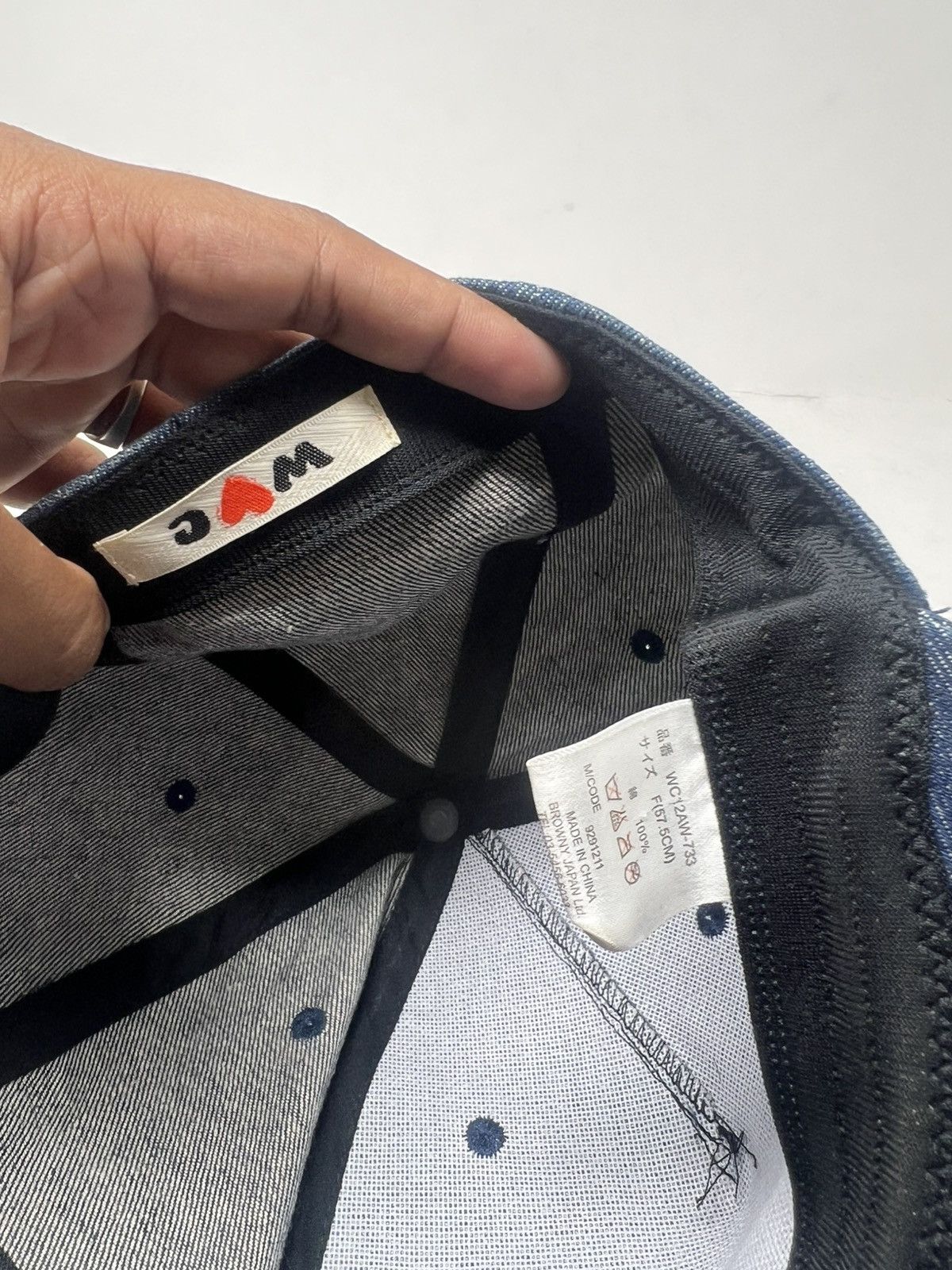 If Six Was Nine Japan WC Denime Fitted Hat Size ONE SIZE - 9 Thumbnail