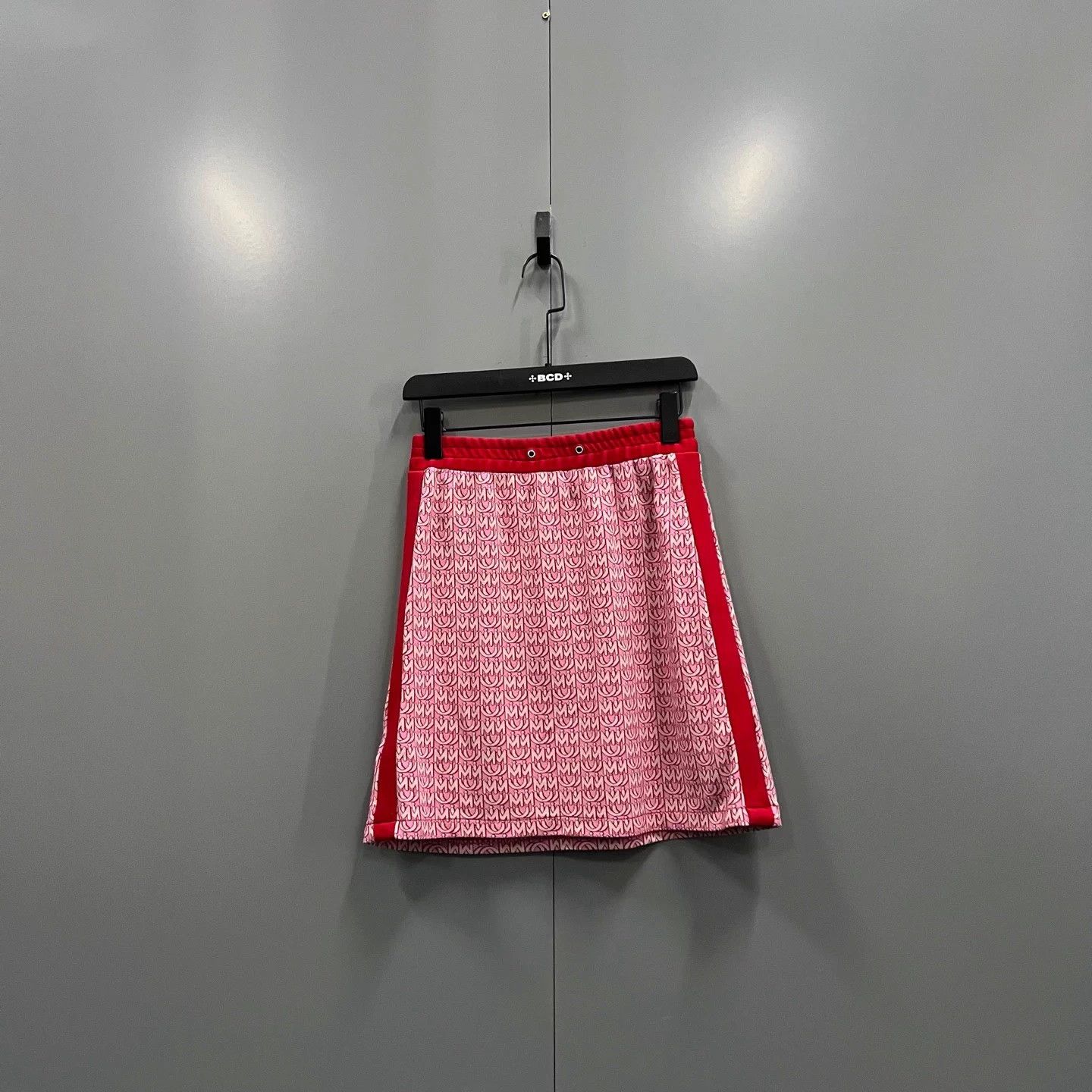 Miu Miu MIU MIU pink all over letter short skirt L Size 28" / US 6 / IT 42 - 1 Thumbnail