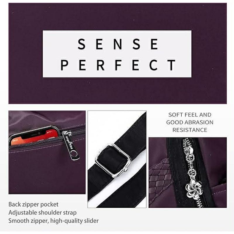 Other NEW Angel Kiss Purse Crossbody Bag Purple/Black Y2K Pocket Size ONE SIZE - 3 Thumbnail