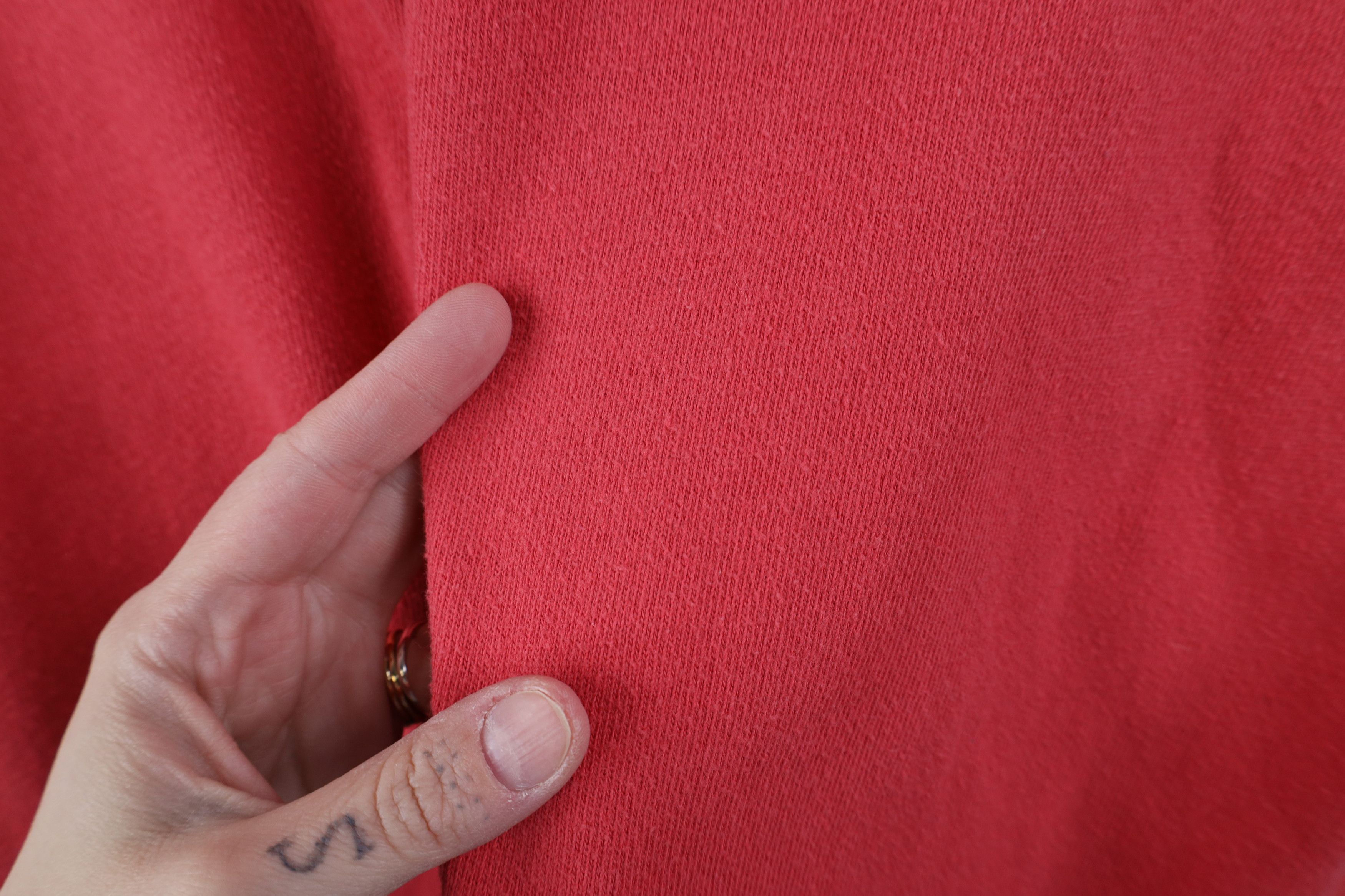 Starter Vintage 90s Starter Red Wings Ribbed Knit Ringer T-Shirt Size US XL / EU 56 / 4 - 6 Thumbnail