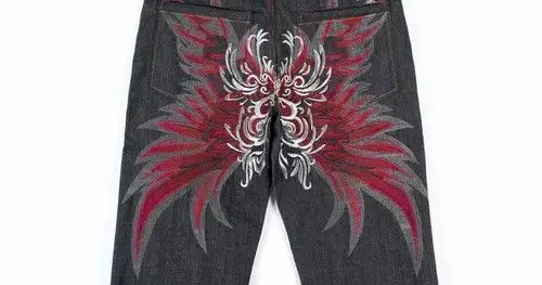 Urban Heritage Baggy jeans with embroidery Size US 32 / EU 48 - 4 Thumbnail