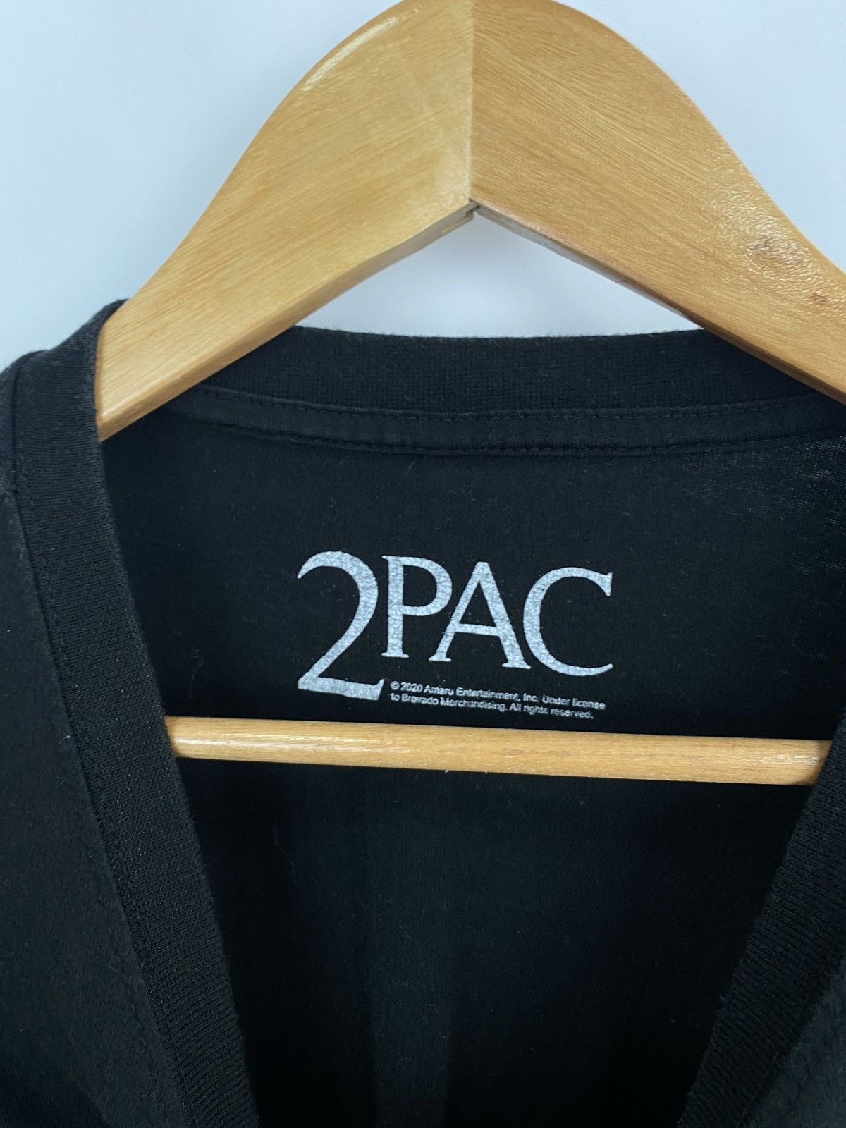 Band Tees × Rap Tees 🇺🇸 Tupac Shakur Me Against The World T-Shirt Rare Retro Hype Size US M / EU 48-50 / 2 - 5 Thumbnail