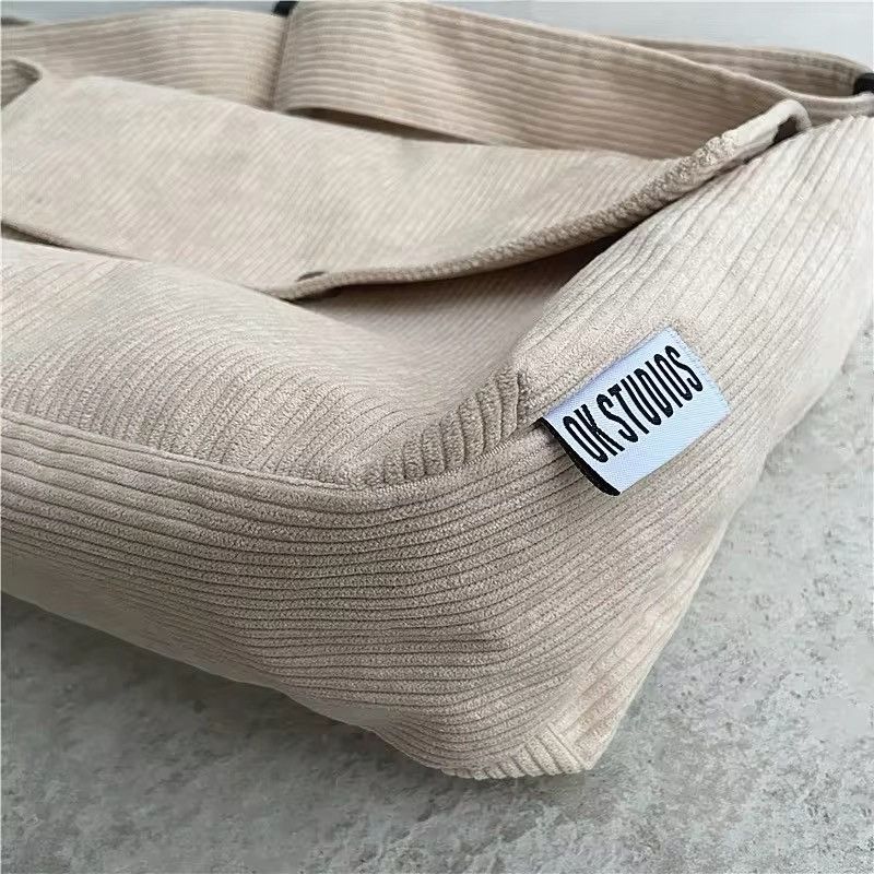 Japanese Brand Preppy Style Canvas Shoulder Bag Size ONE SIZE - 7 Thumbnail