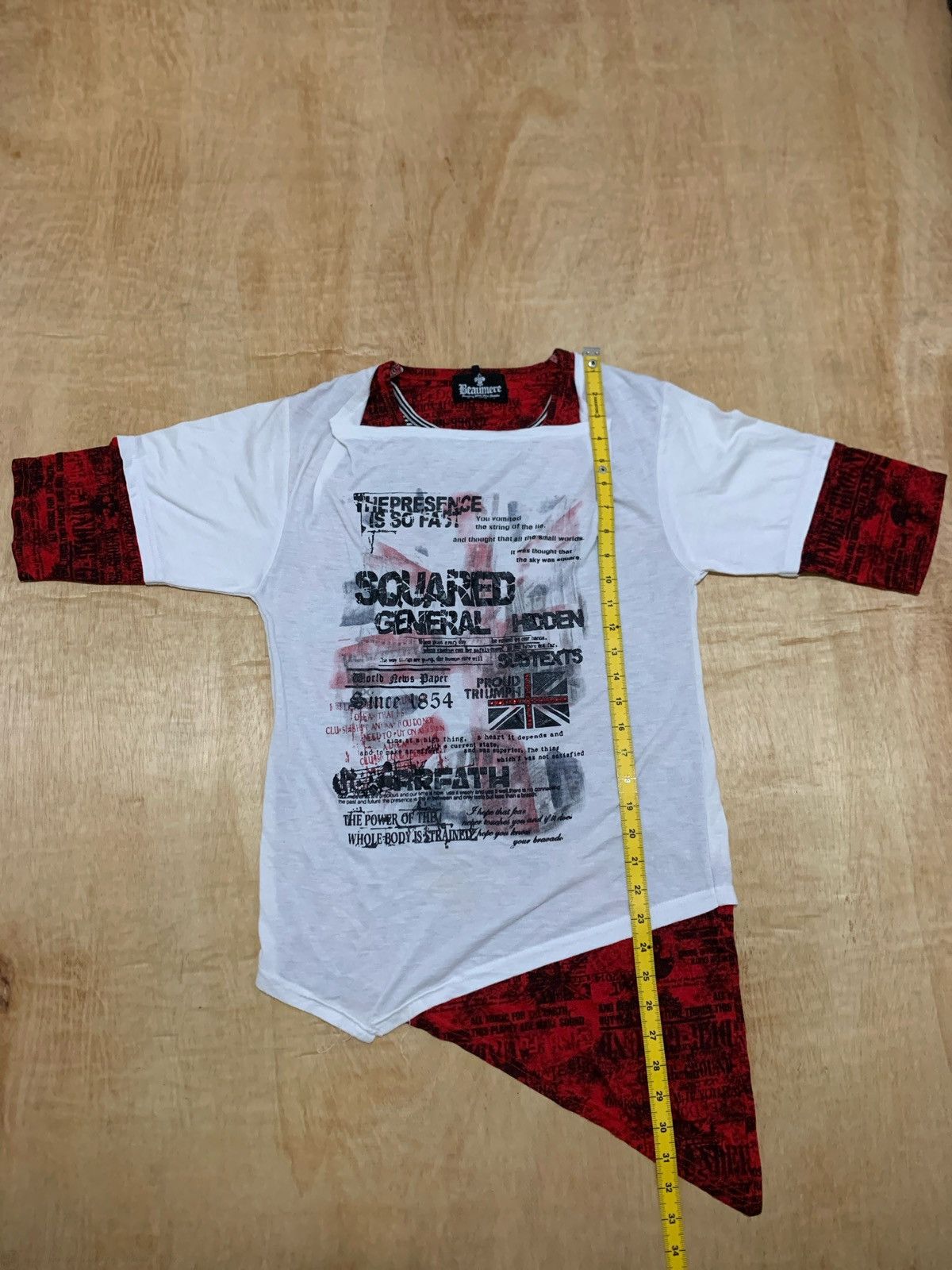 Hysteric Glamour × If Six Was Nine × Japanese Brand Y2k Beaumere Peom Punk Style Tshirt Size US L / EU 52-54 / 3 - 4 Thumbnail
