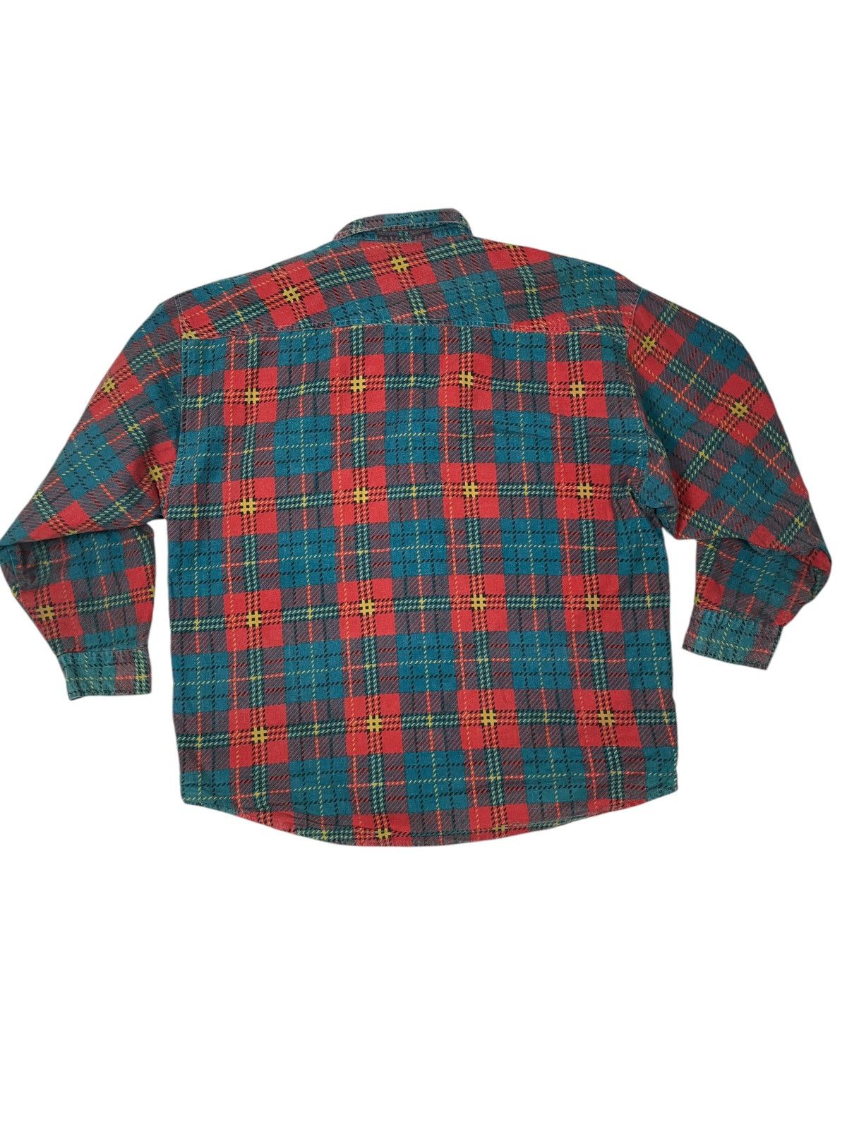 Le Frog × Vintage Vintage 80s Le Frog Insulated Work Flannel Overshirt Size US XL / EU 56 / 4 - 3 Thumbnail