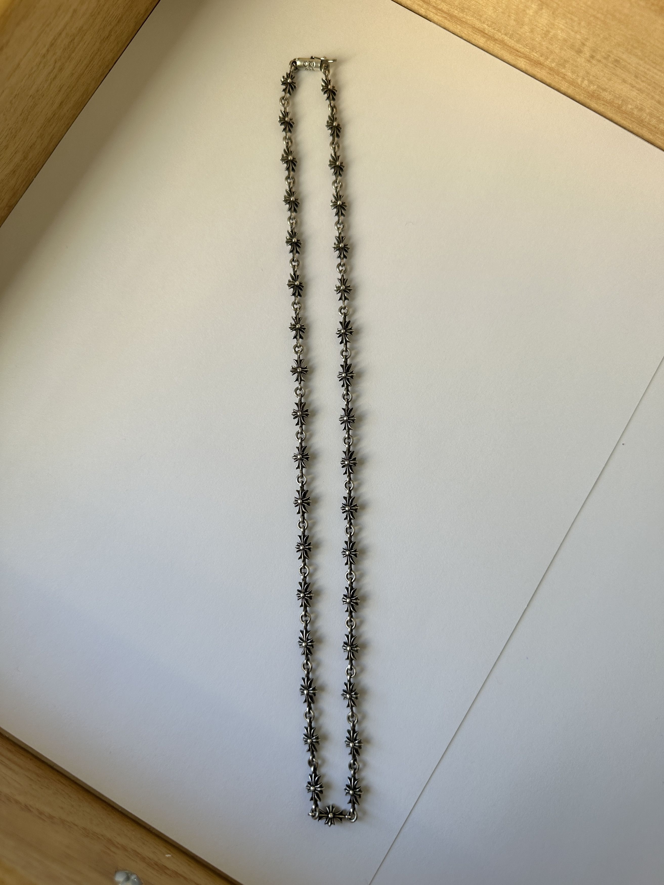 Chrome Hearts Chrome Hearts Tiny E Cross Necklace Chain Size ONE SIZE - 8 Thumbnail