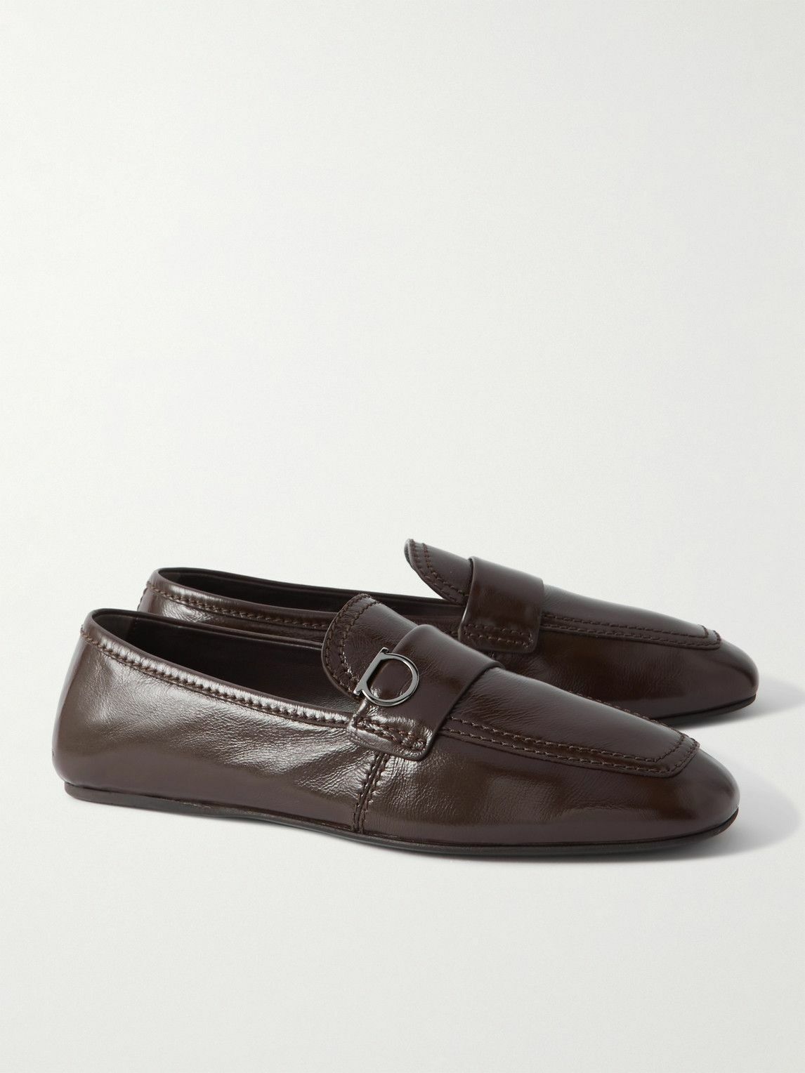 Salvatore Ferragamo o1s1rm0725 Penny Loafers in Brown Size US 8.5 / EU 41-42 - 4 Thumbnail